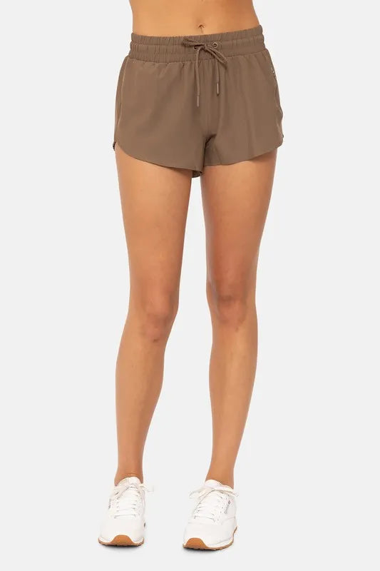 MONO B Drawcord Mini Shorts