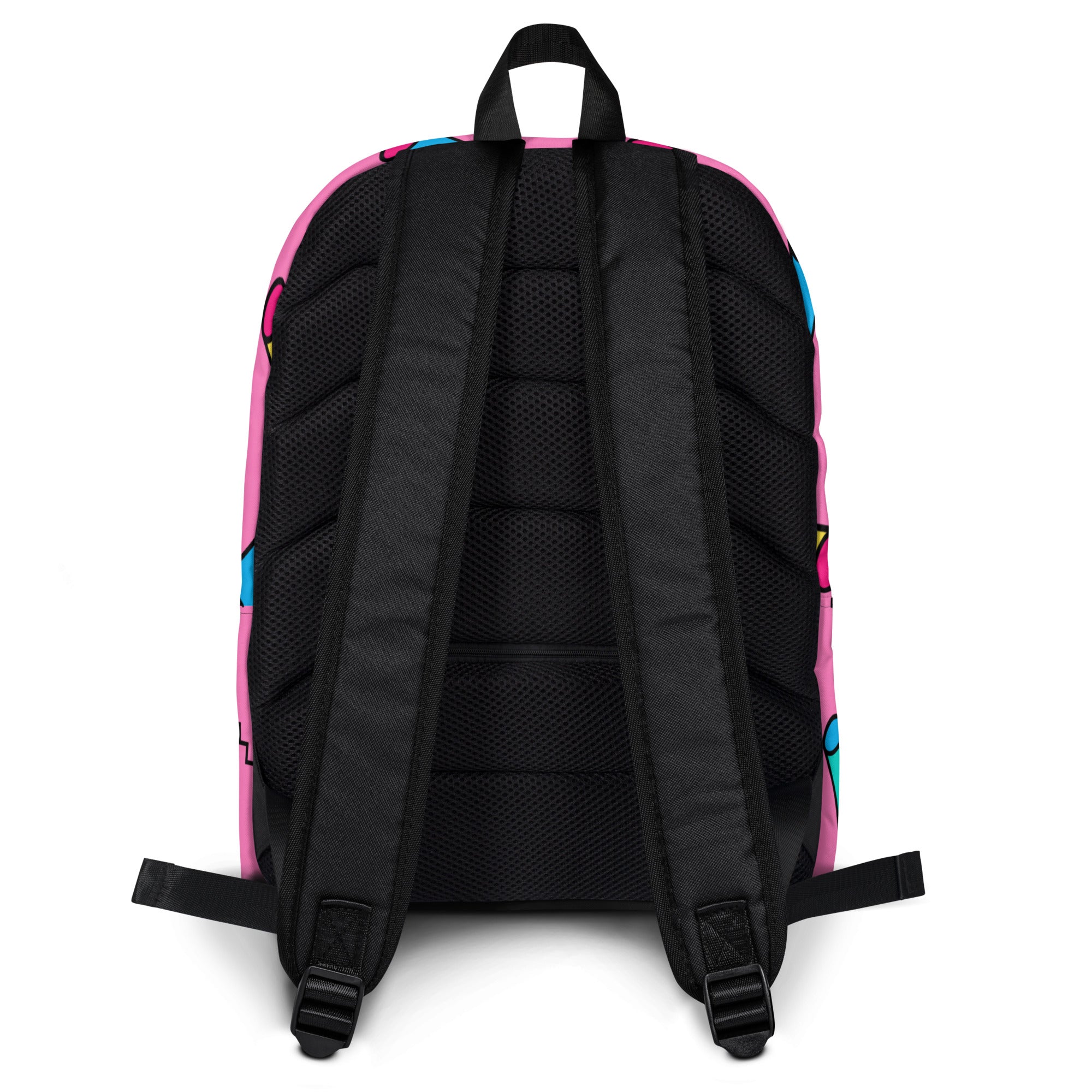 Preppy Memphis Geometric Pattern Backpack for All Ages