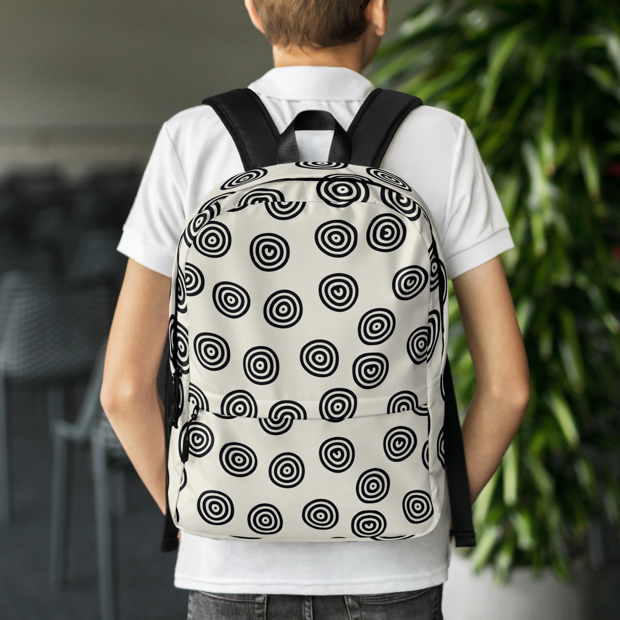 Art Circle Print Backpack for Women, Men & Kids