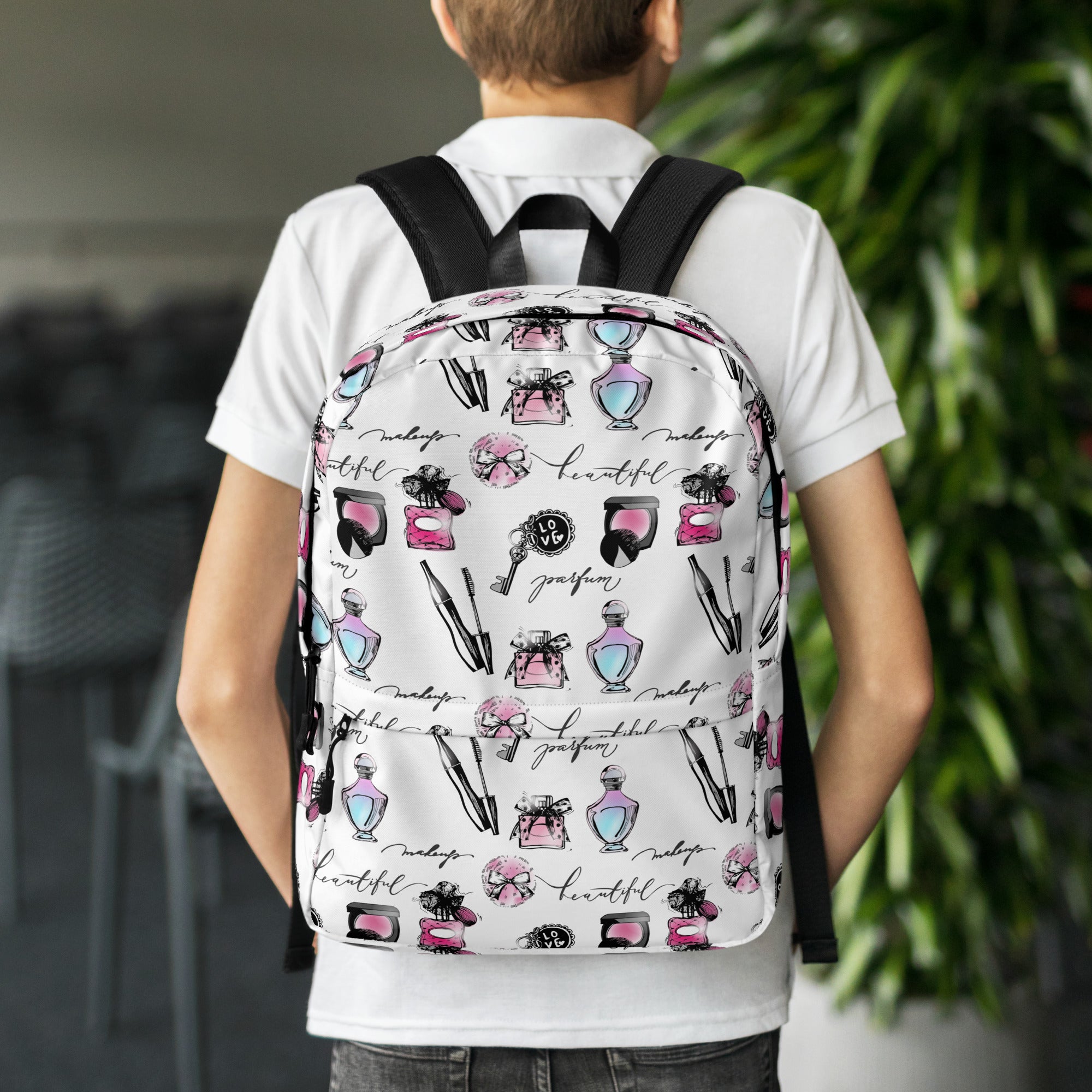 Preppy Aesthetic Fashion Icon Backpack for School