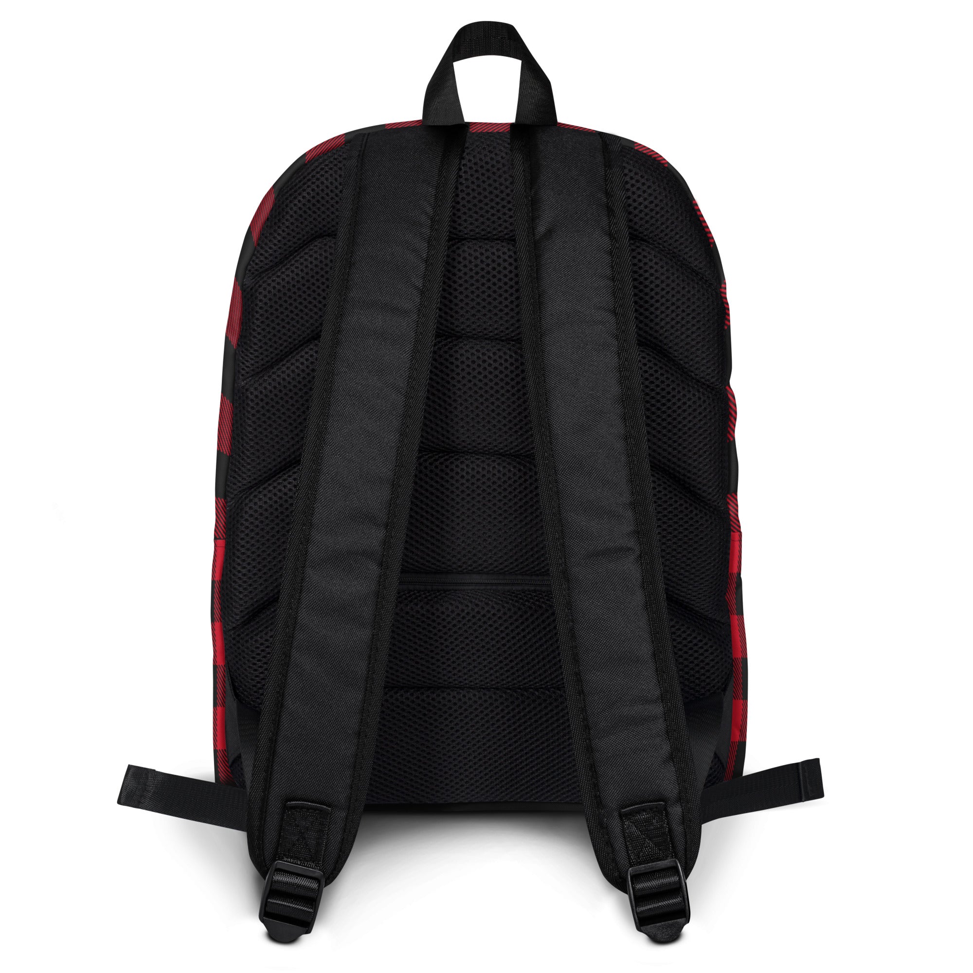 Classic Buffalo Plaid Red & Black Checkered Backpack
