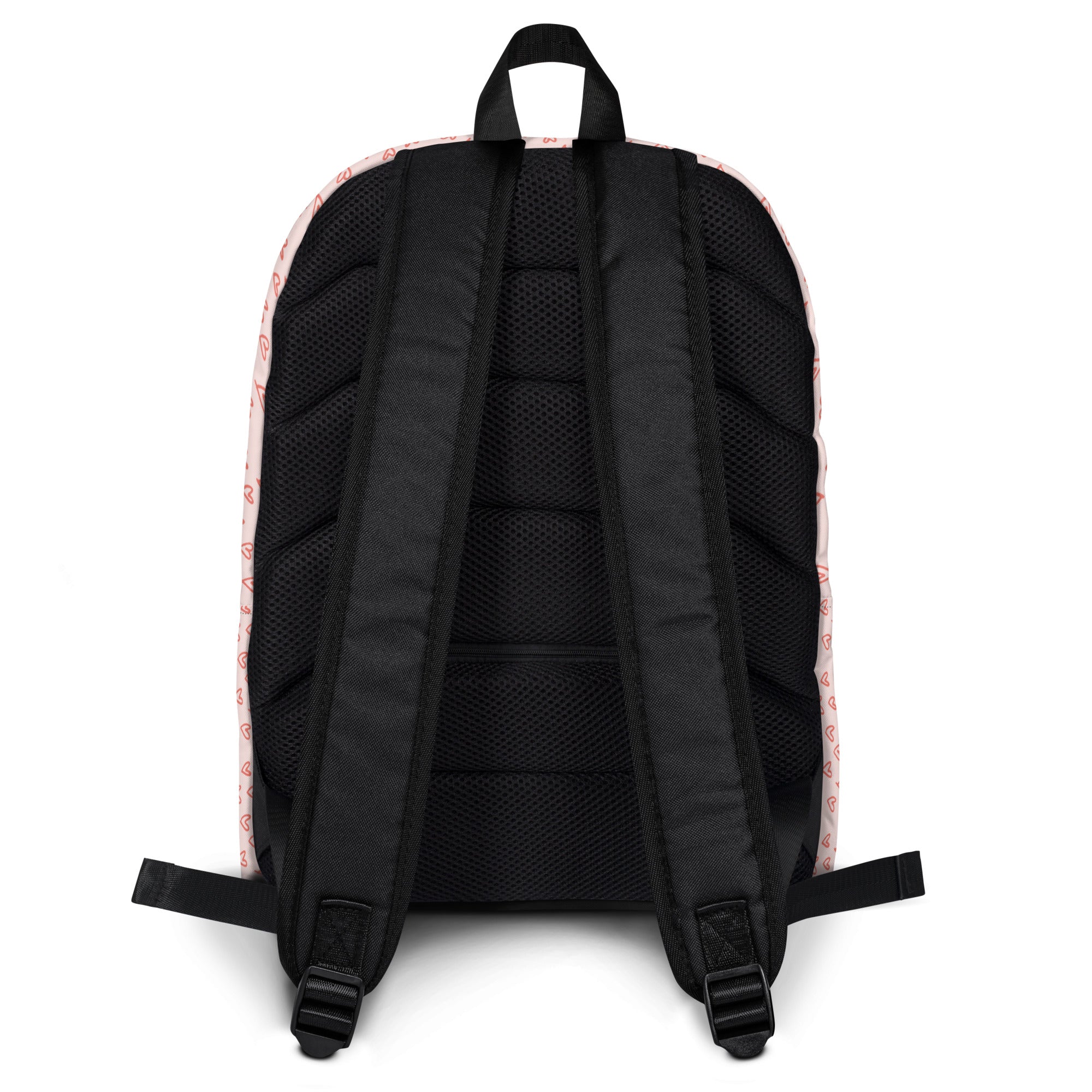 Preppy Cute Pink Little Hearts Valentines Backpack