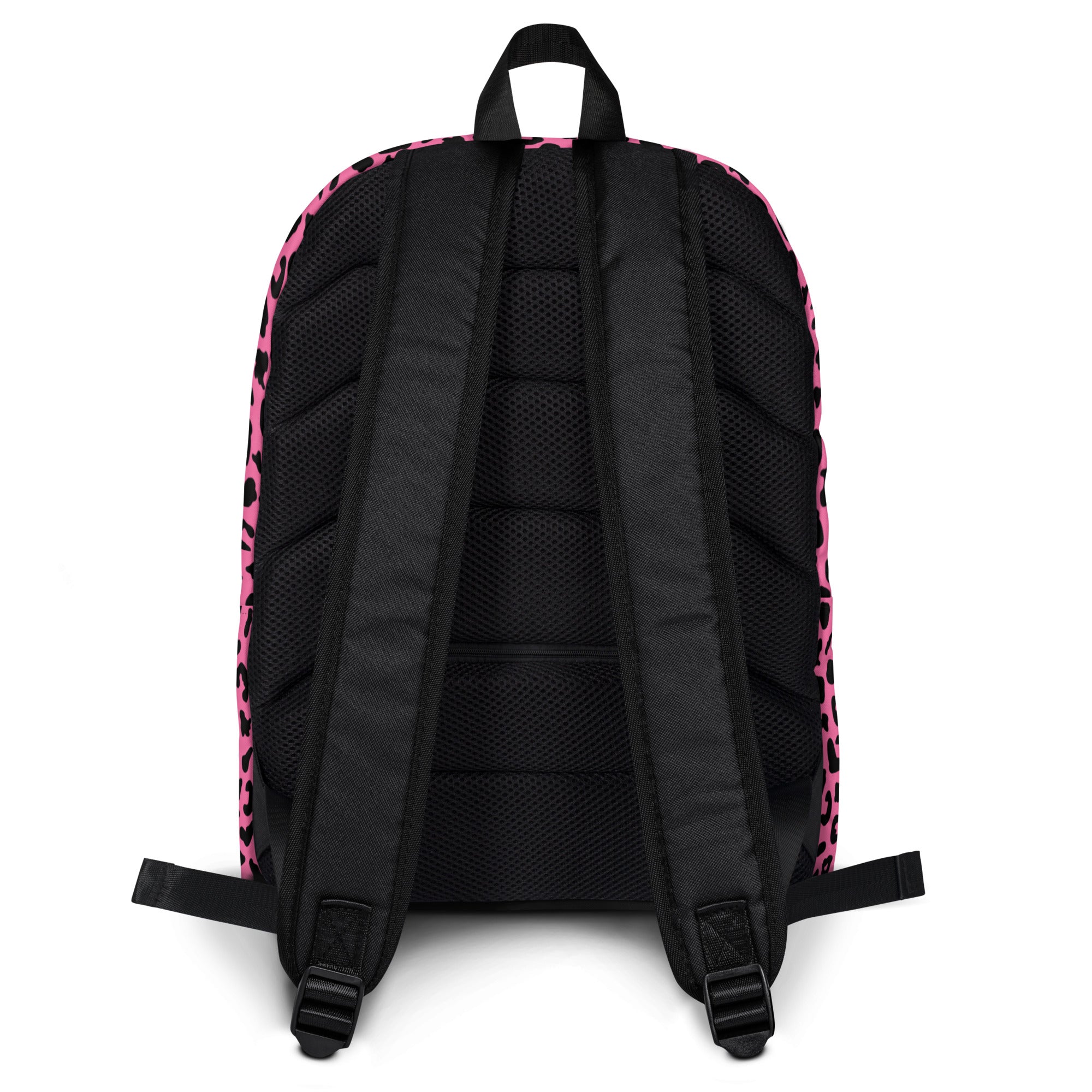 Preppy Pink Cheetah Print Back to School Backpack