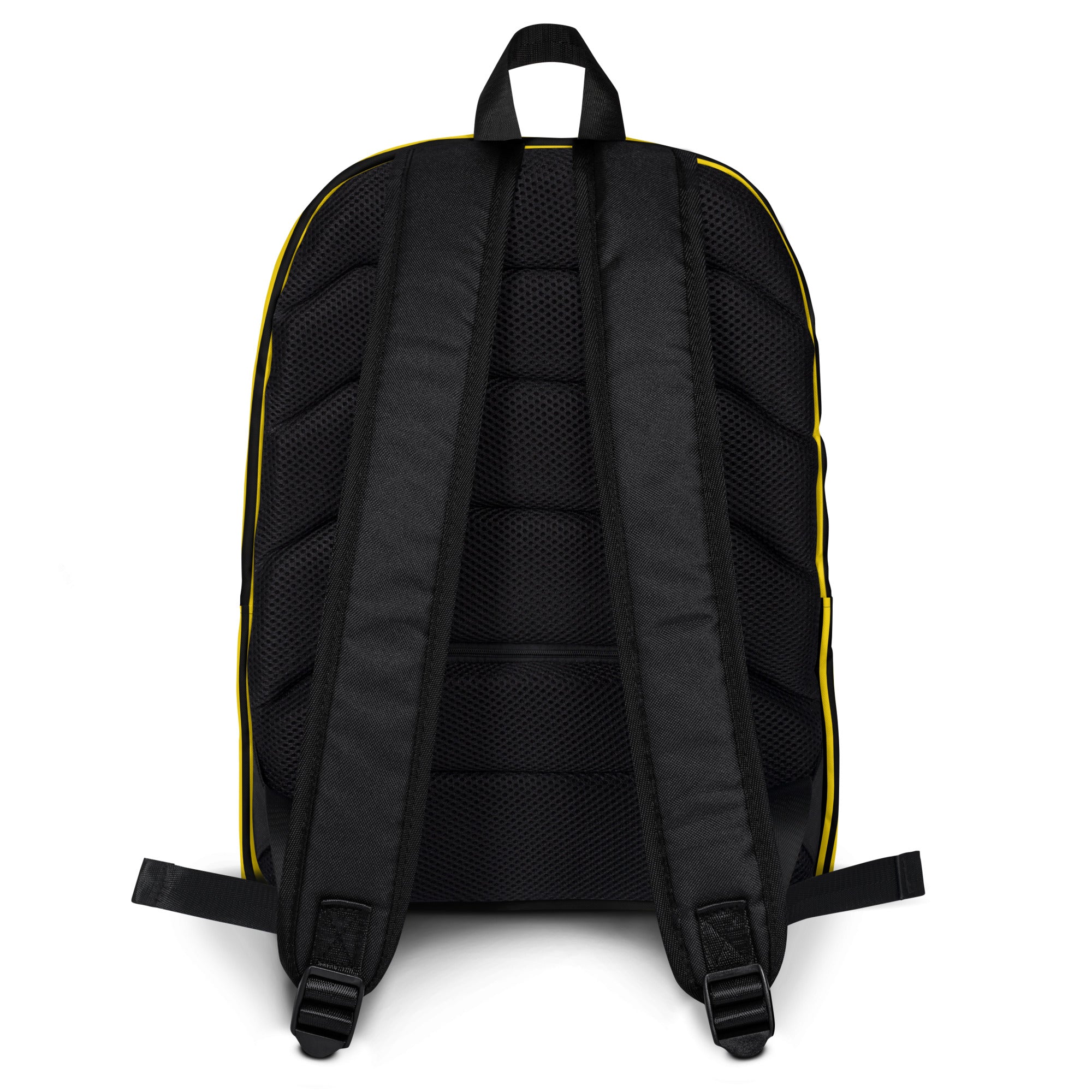 Yellow and Black Honey Bee Inspired Vertical Striped Backpack