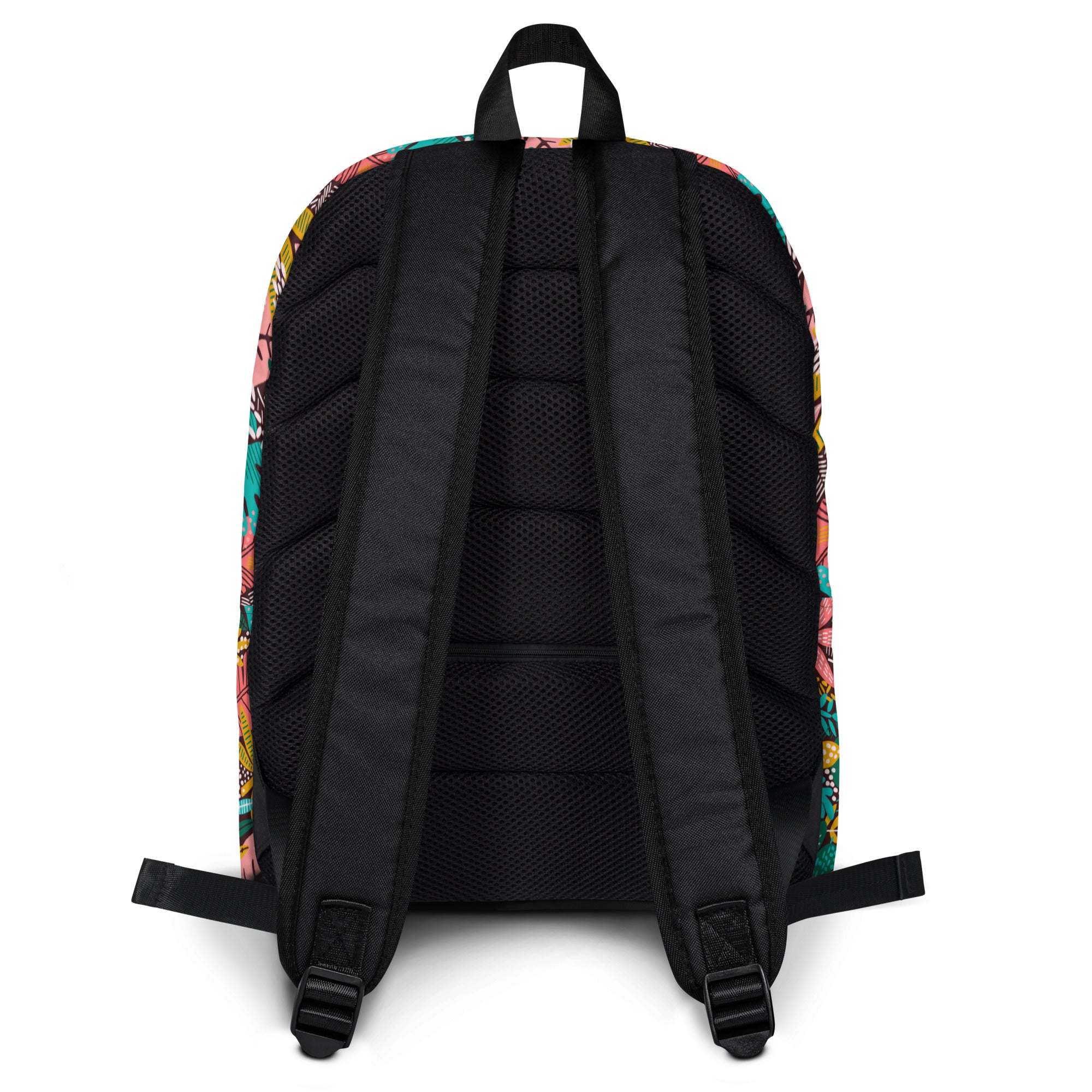 Boho Preppy Style Fall Leaves Pattern Backpack