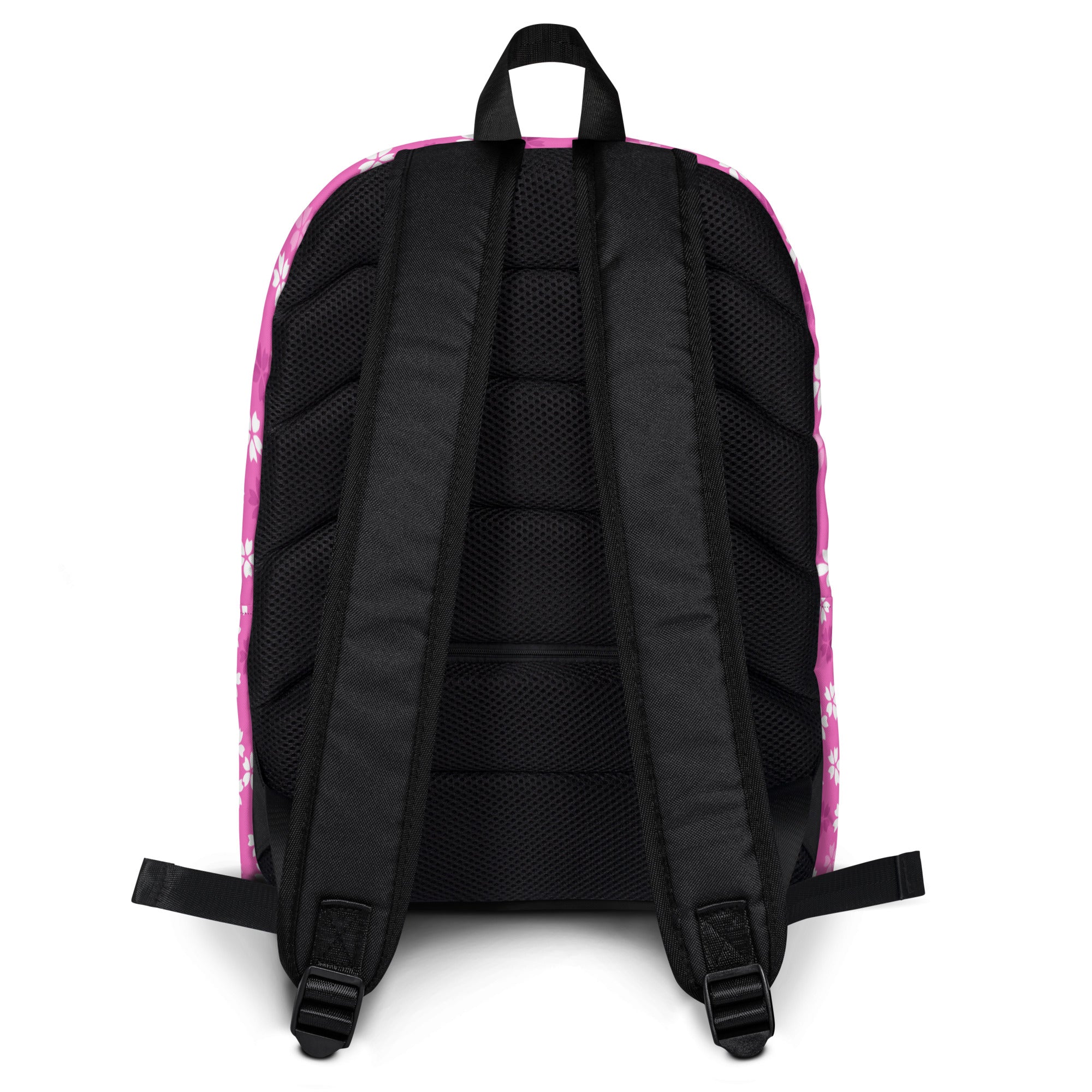 Preppy Pink Floral Blossom Seamless Pattern Backpack
