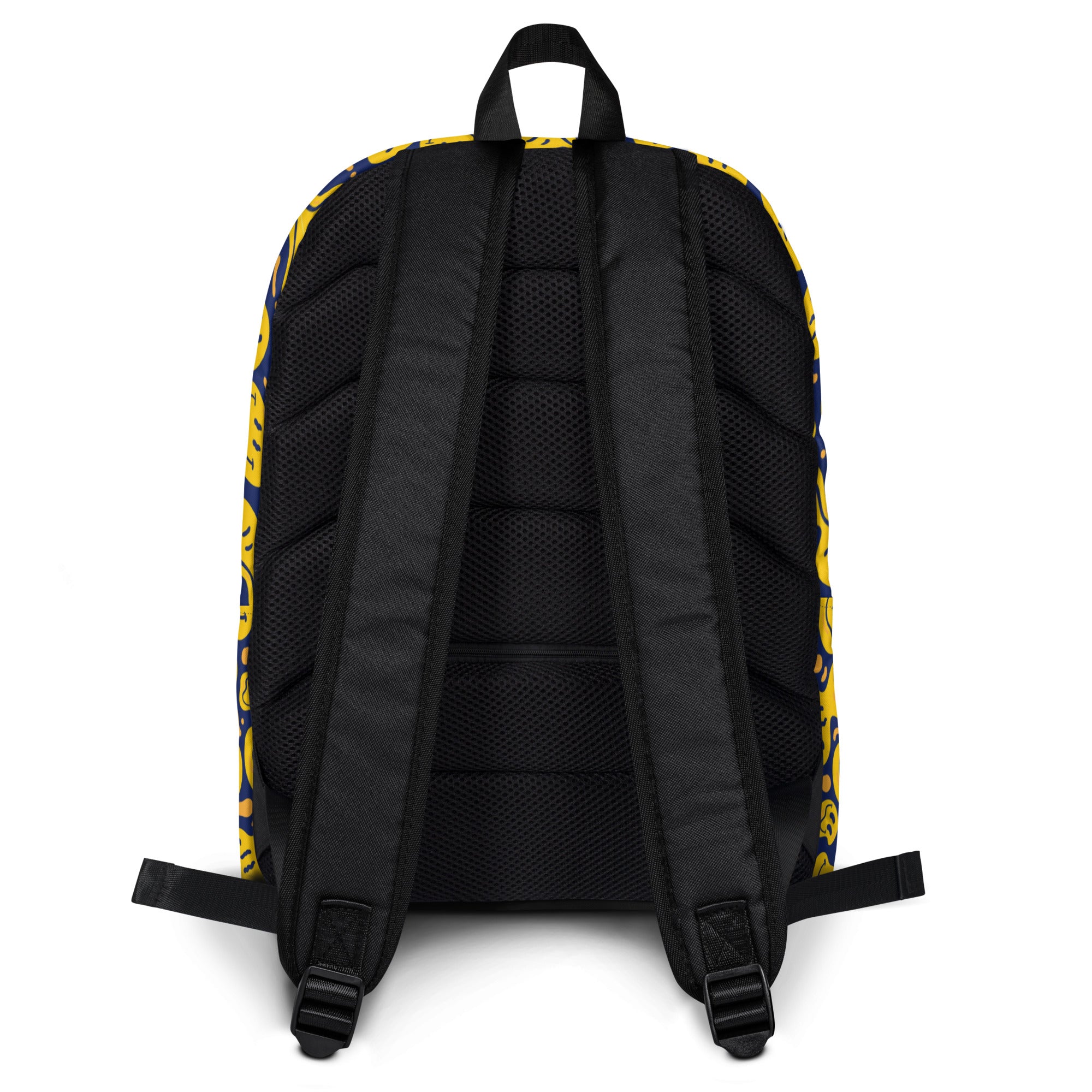 Original Yellow Drippy Smiley Face Backpack