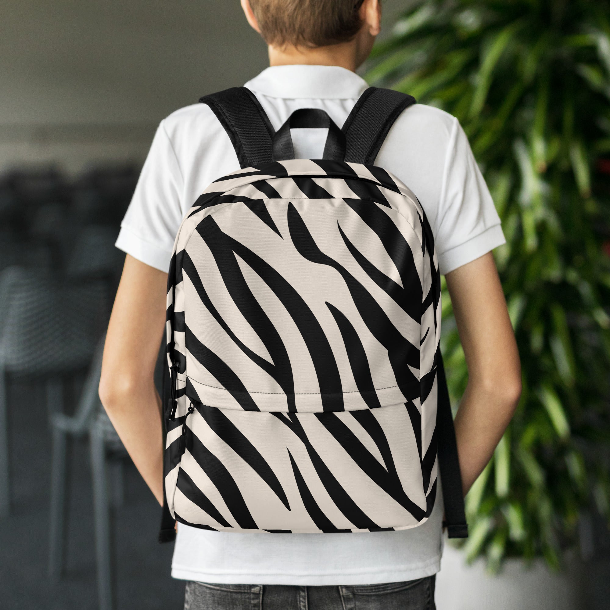 Original Cute Zebra Stripe Print Backpack for Women