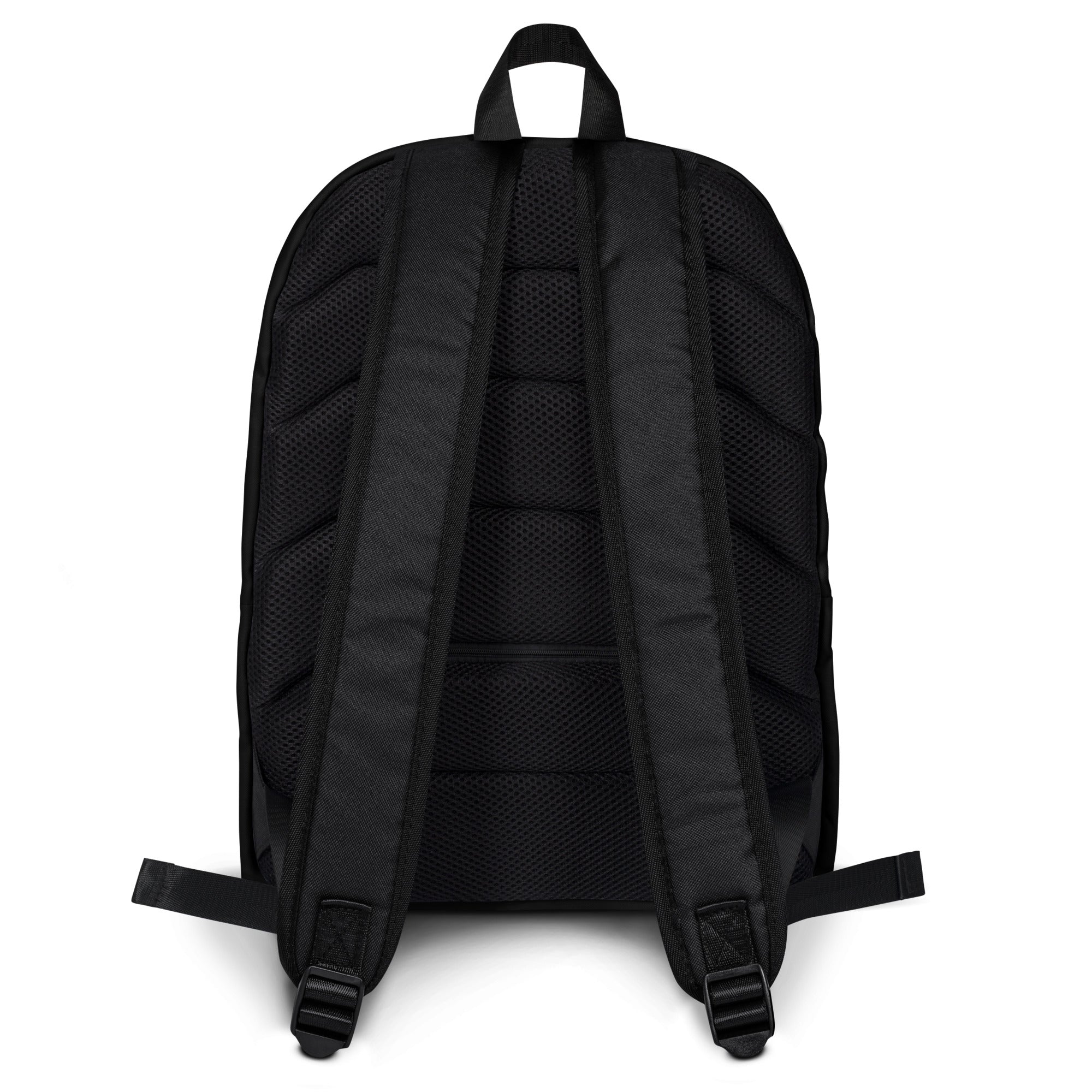 Plain Black Lightweight Laptop Backpack for Women