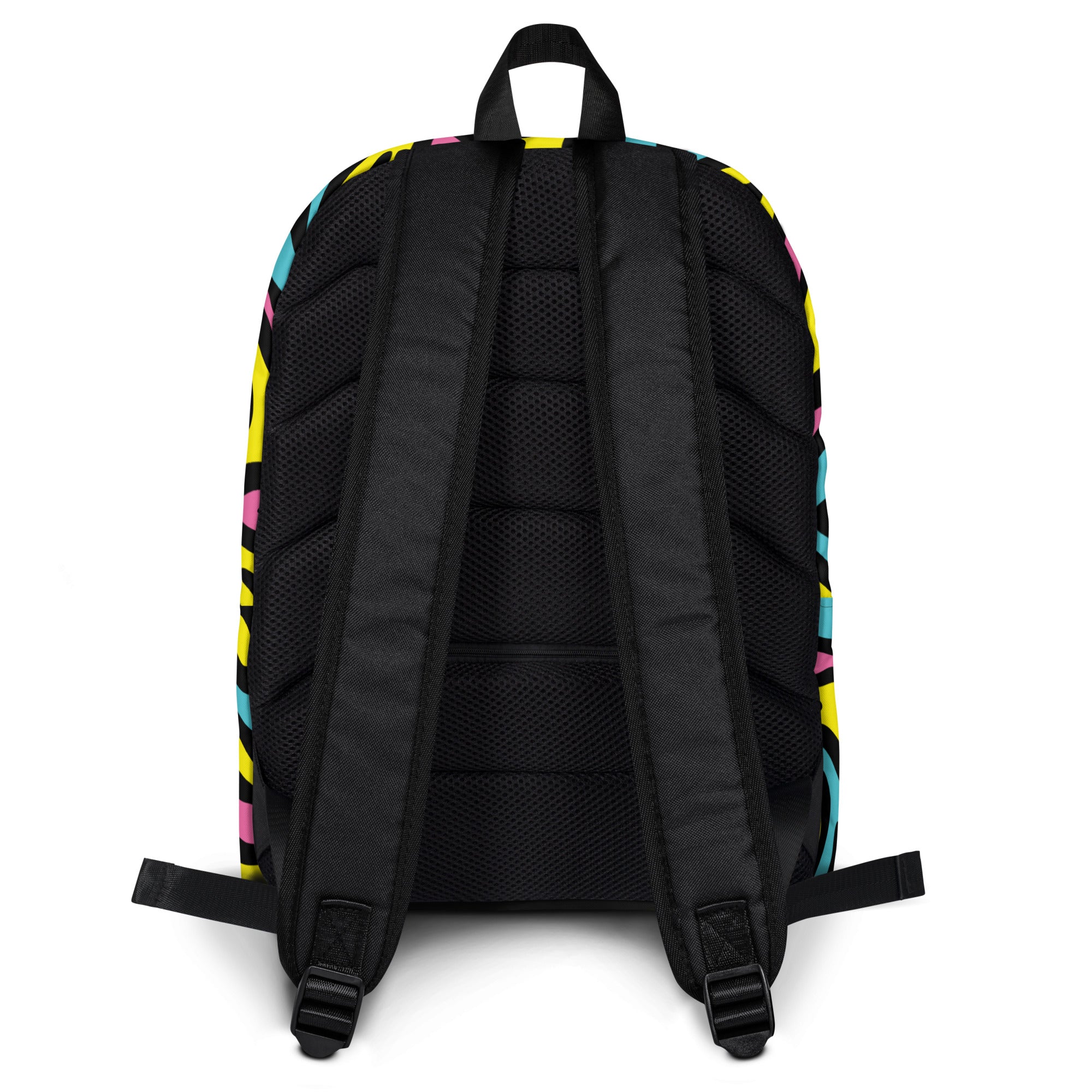 Colorful Neo Memphis Geometric Pattern Medium Size Backpack