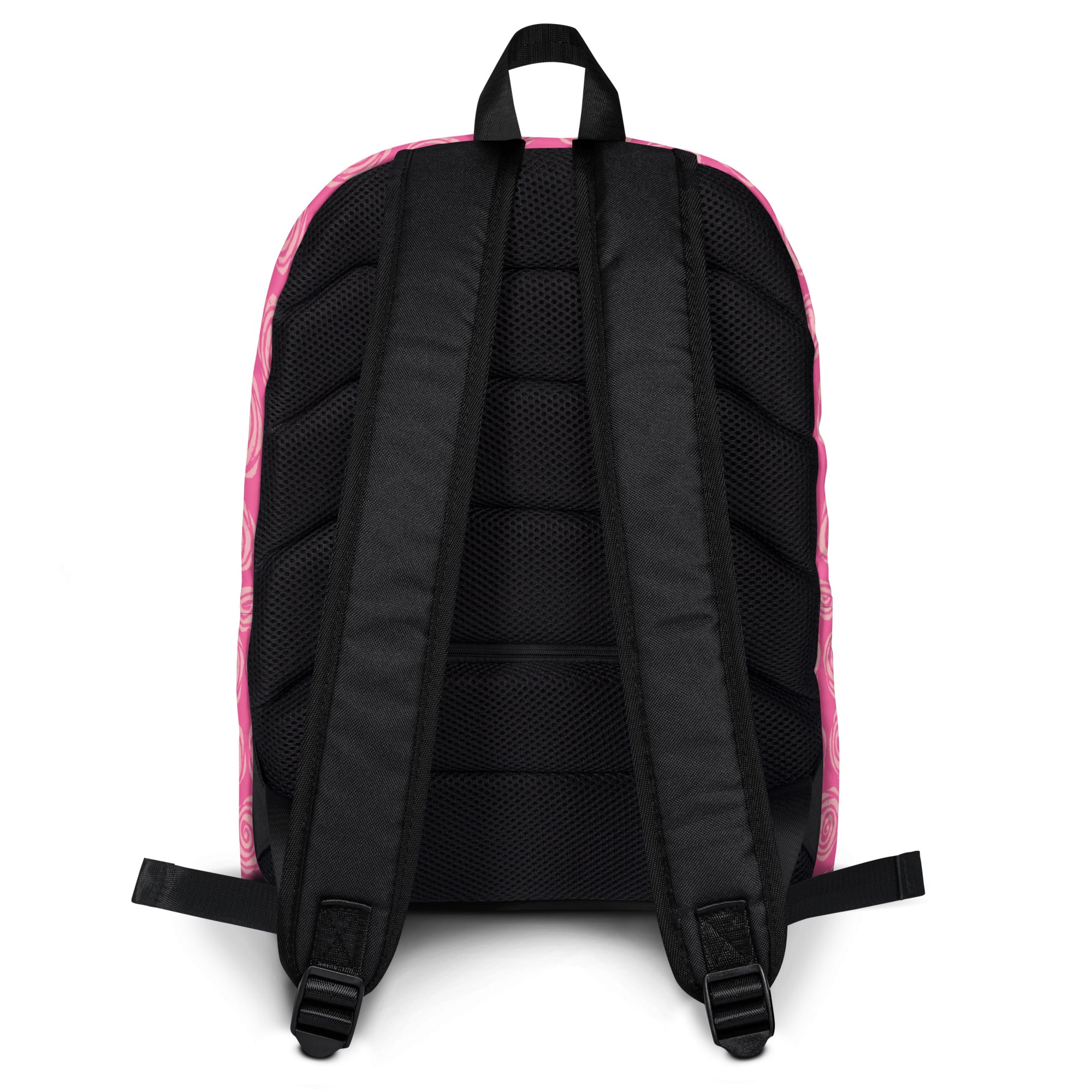 Preppy Pink Roses Valentine Inspired Cute Backpack Bag