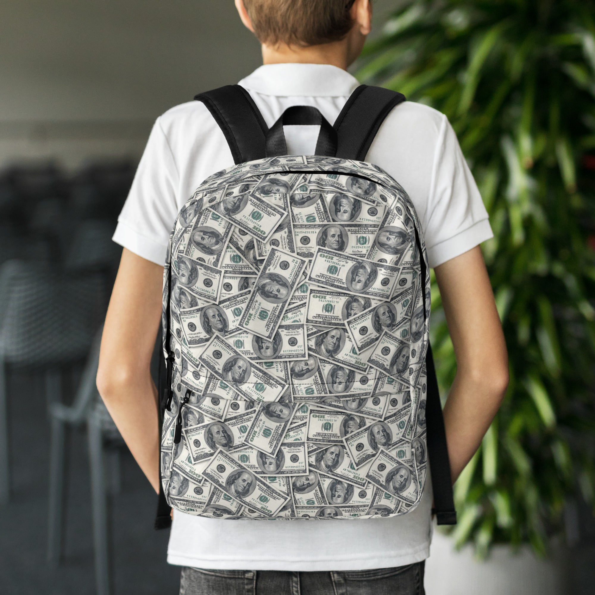 Funny Viral Back to School Kids Money Backpack
