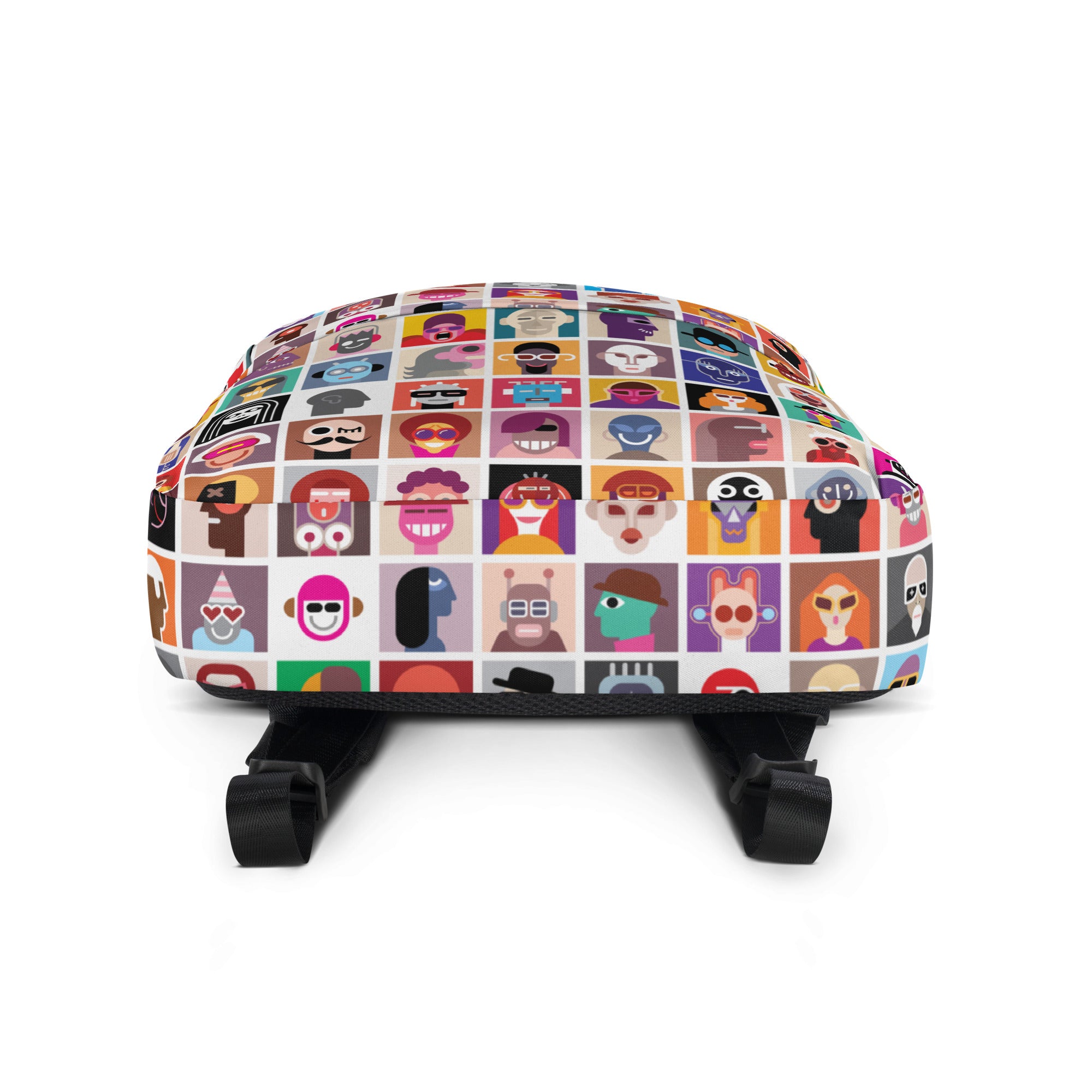 Aesthetic Abstract Diversity Art Collage Backpack