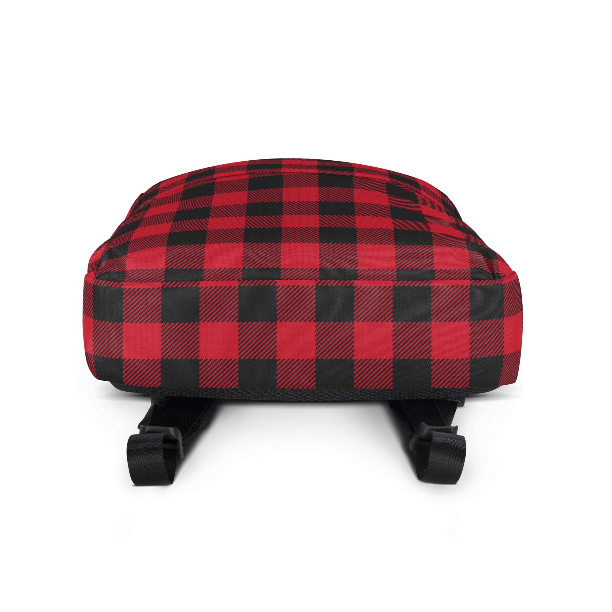 Classic Buffalo Plaid Red & Black Checkered Backpack