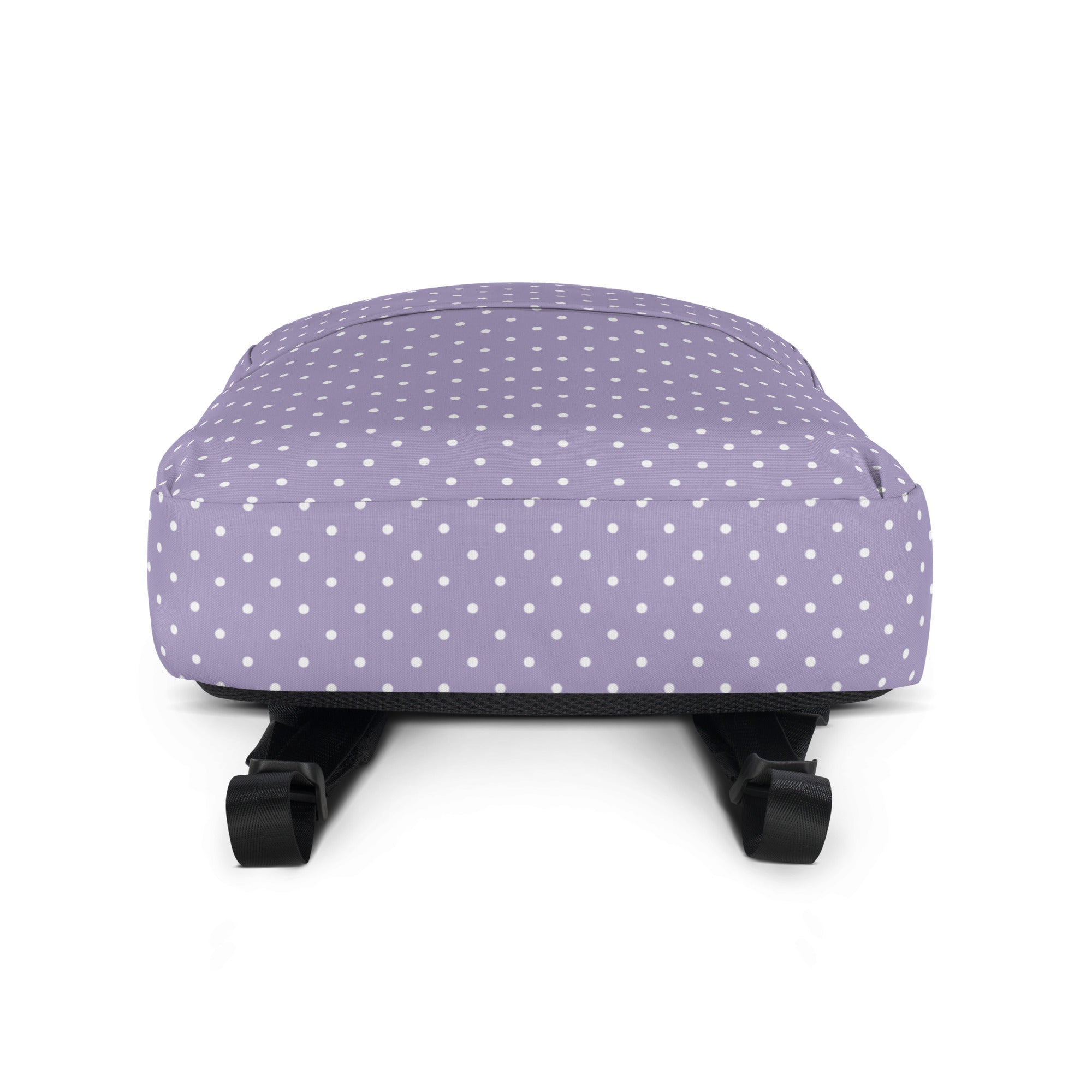 Preppy Purple Vintage Mini Polka Dot Aesthetic Backpack