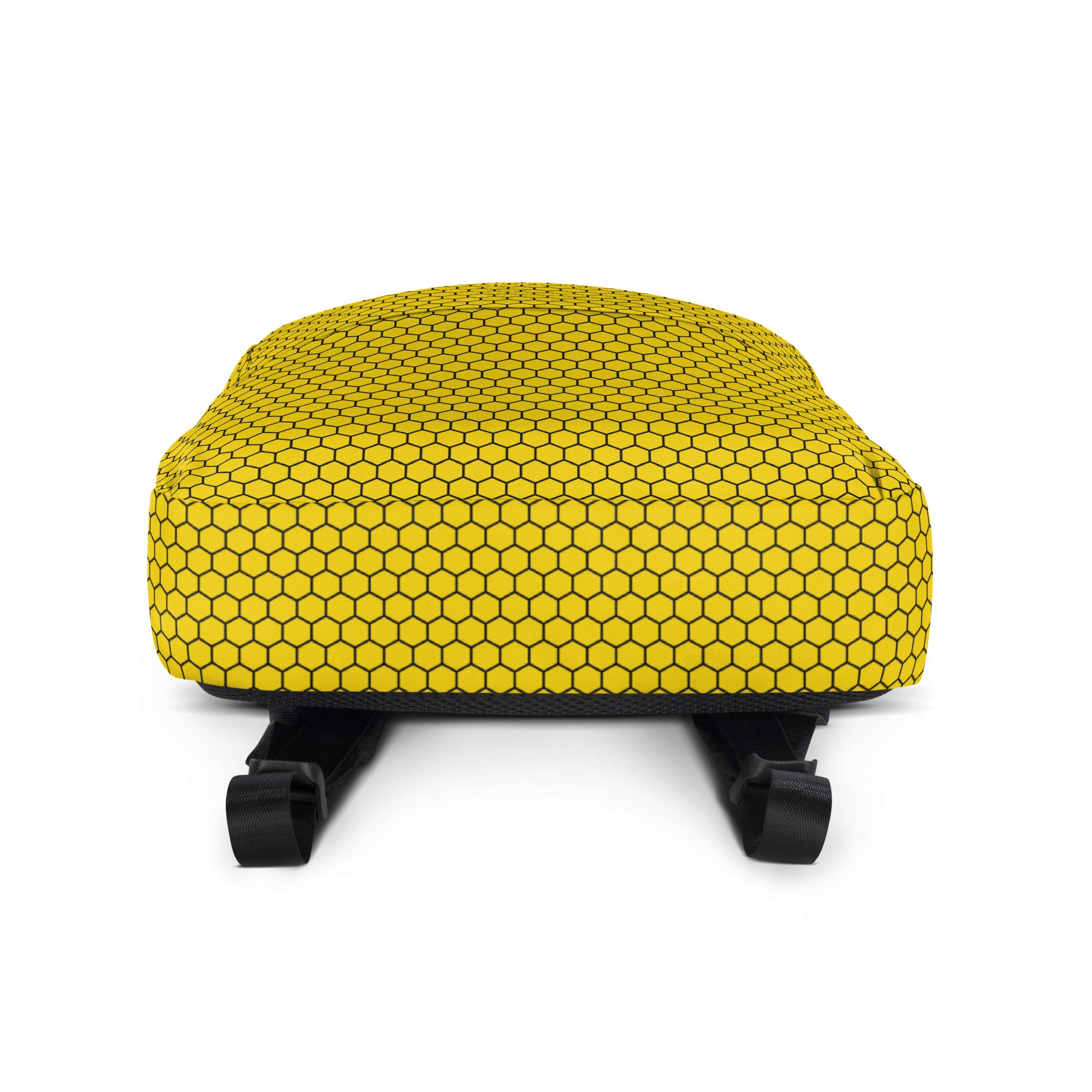Trendy Bees Hive Honeycomb Yellow Hexagon Geometric Backpack