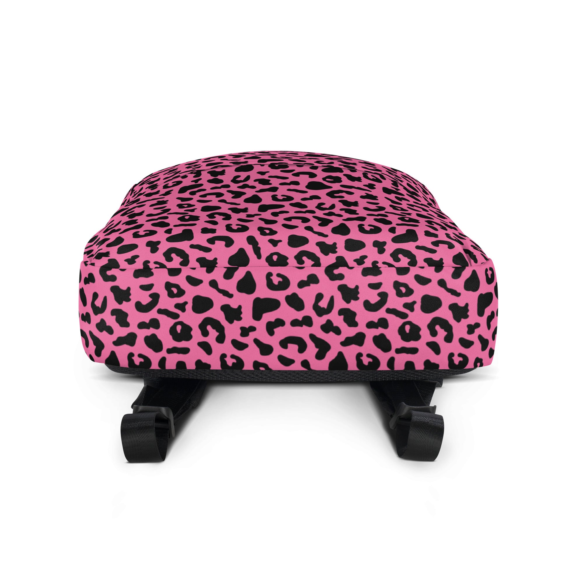 Preppy Pink Cheetah Print Back to School Backpack