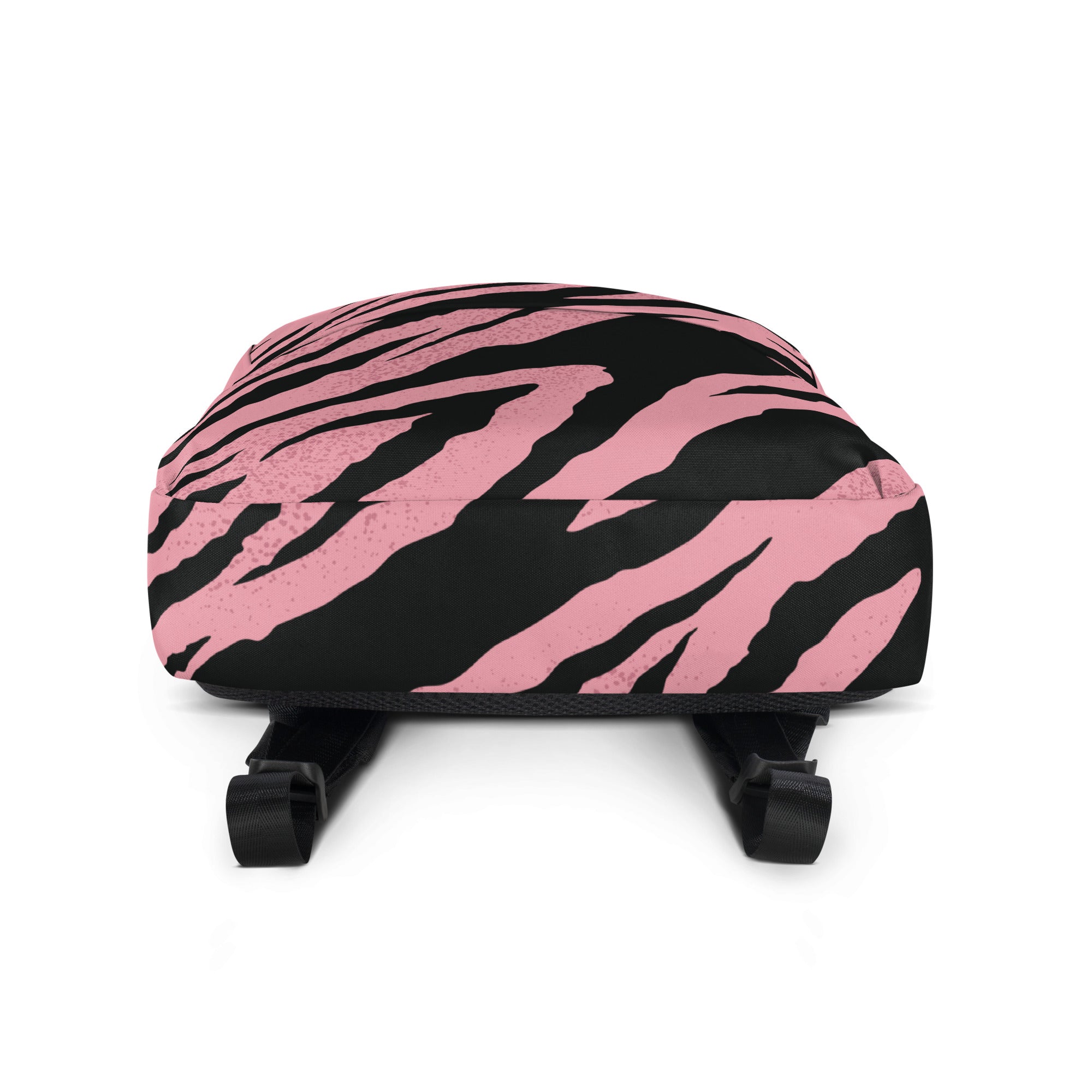 Pink Tiger Pattern Animal Print Laptop & Books Backpack