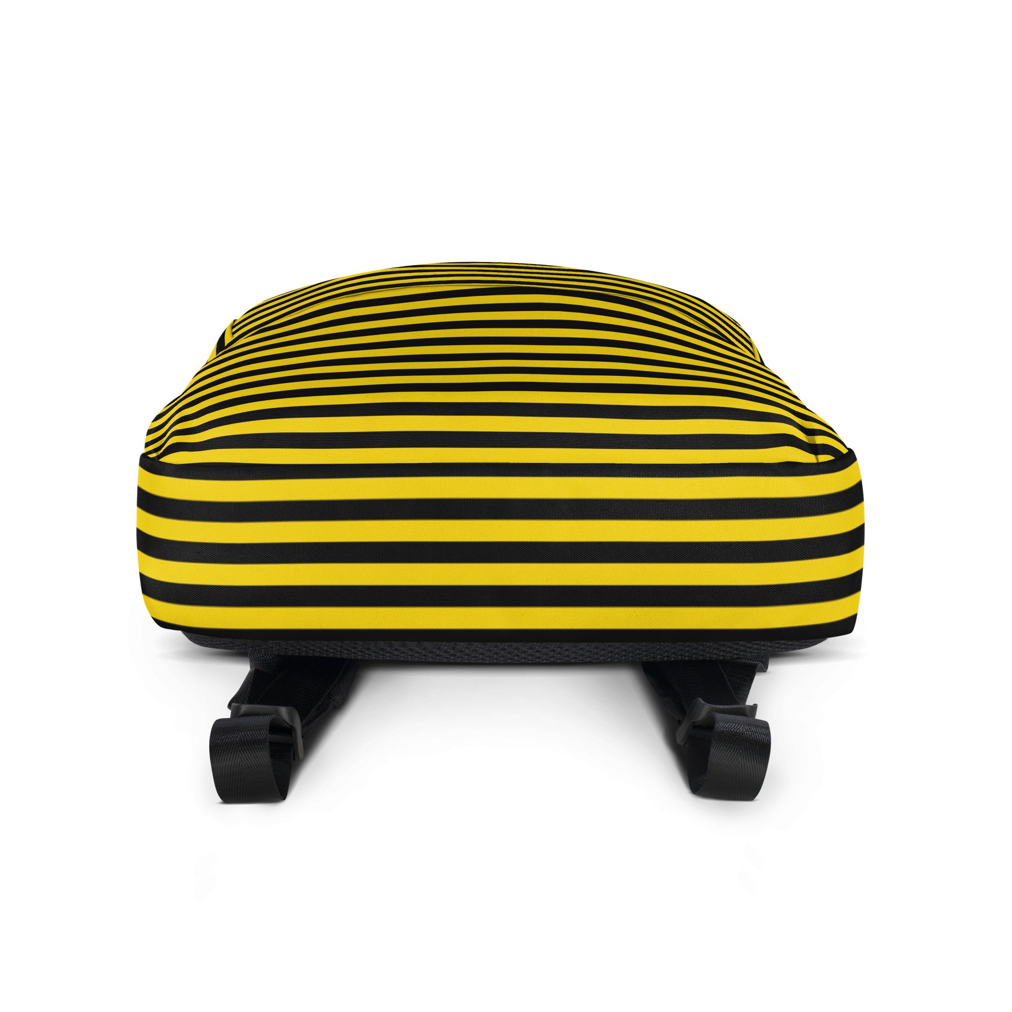 Yellow and Black Honey Bee Inspired Vertical Striped Backpack