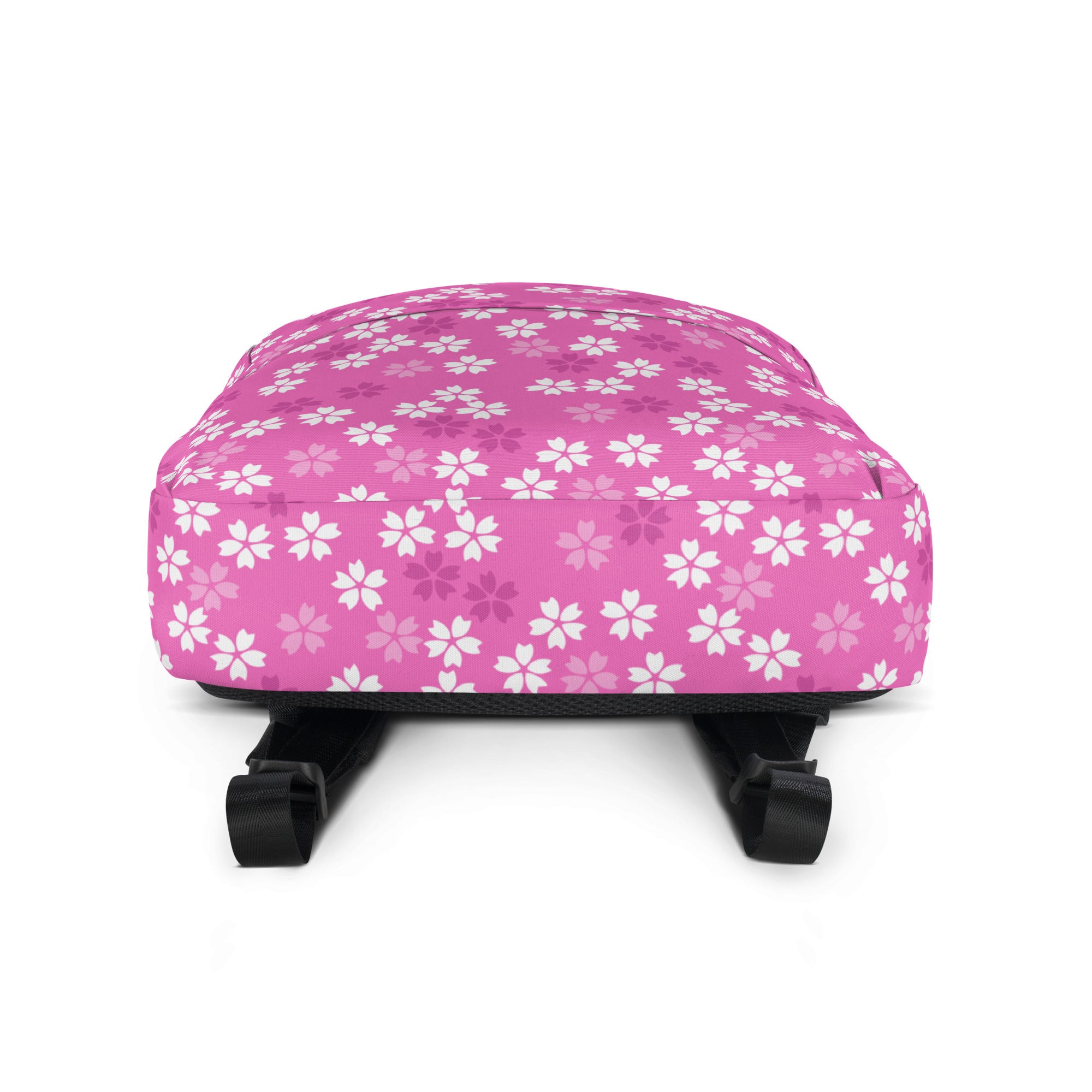 Preppy Pink Floral Blossom Seamless Pattern Backpack