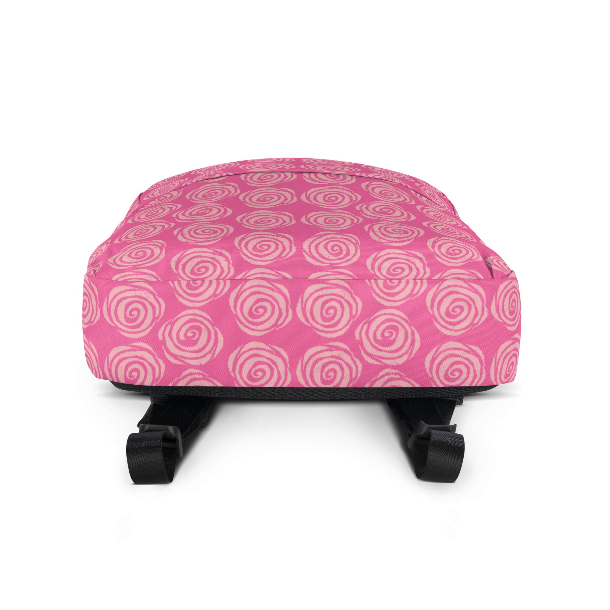 Preppy Pink Roses Valentine Inspired Cute Backpack Bag