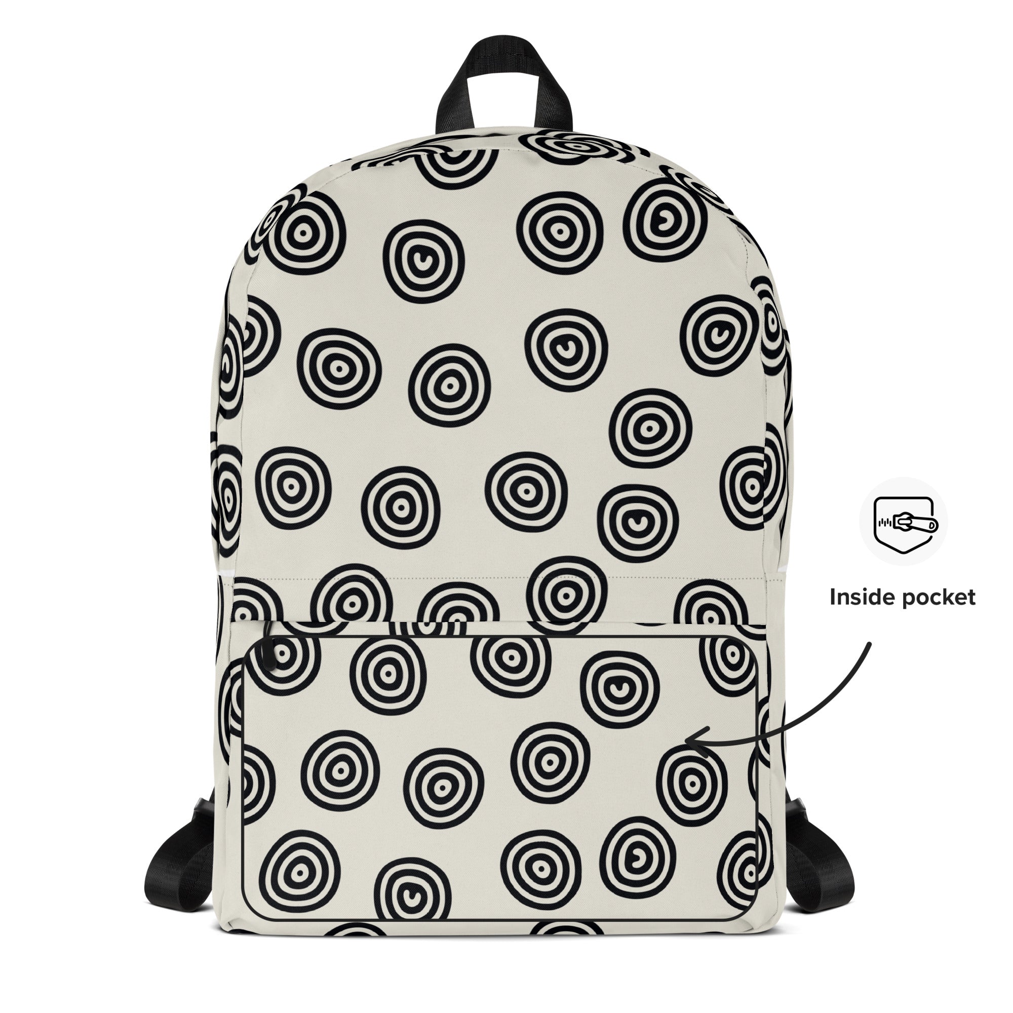 Art Circle Print Backpack for Women, Men & Kids