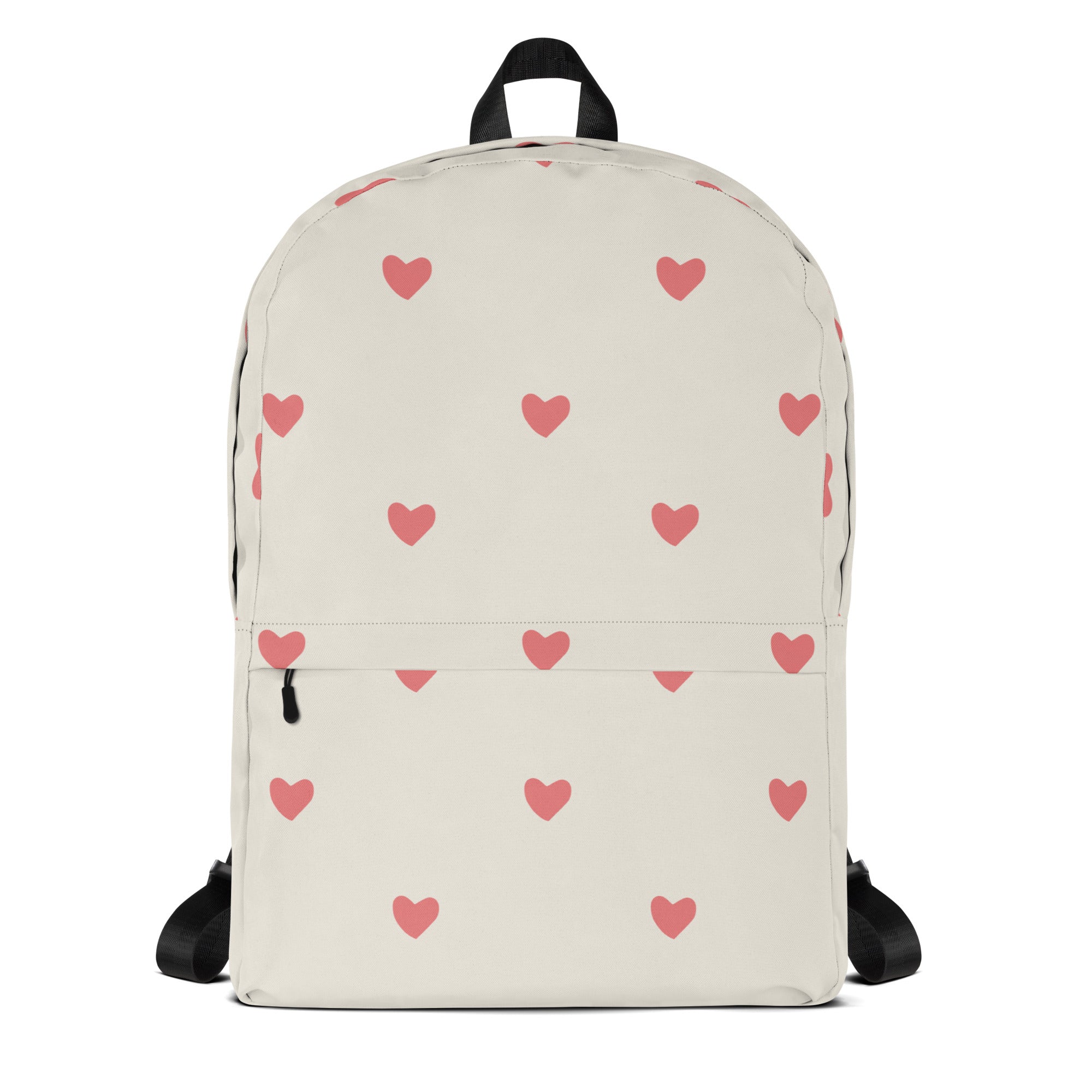 Cute Red Little Hearts Pattern Backpack