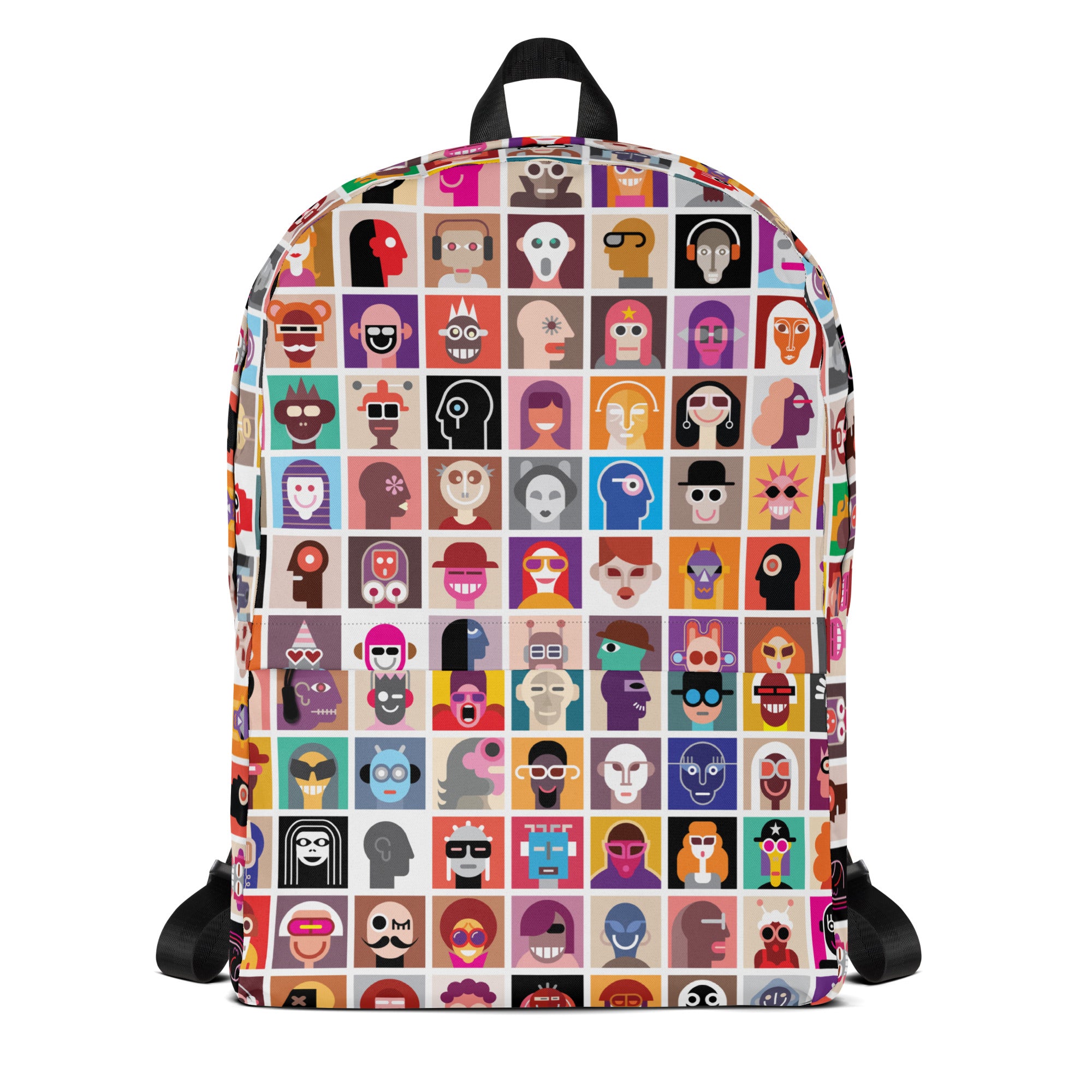 Aesthetic Abstract Diversity Art Collage Backpack