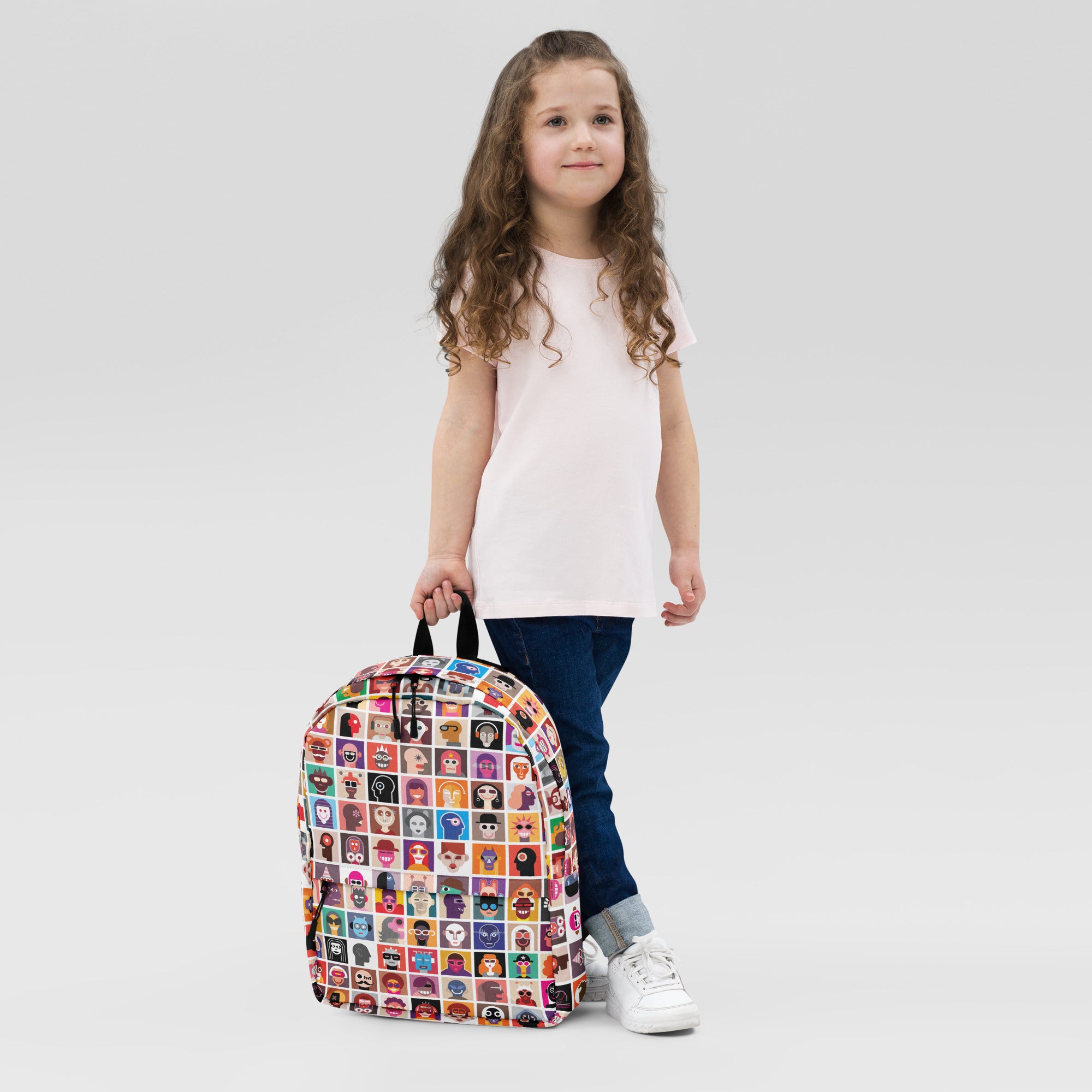 Aesthetic Abstract Diversity Art Collage Backpack