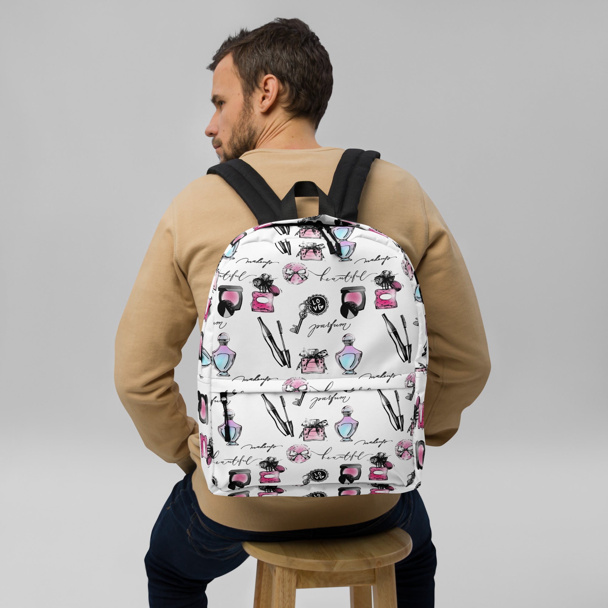 Preppy Aesthetic Fashion Icon Backpack for School