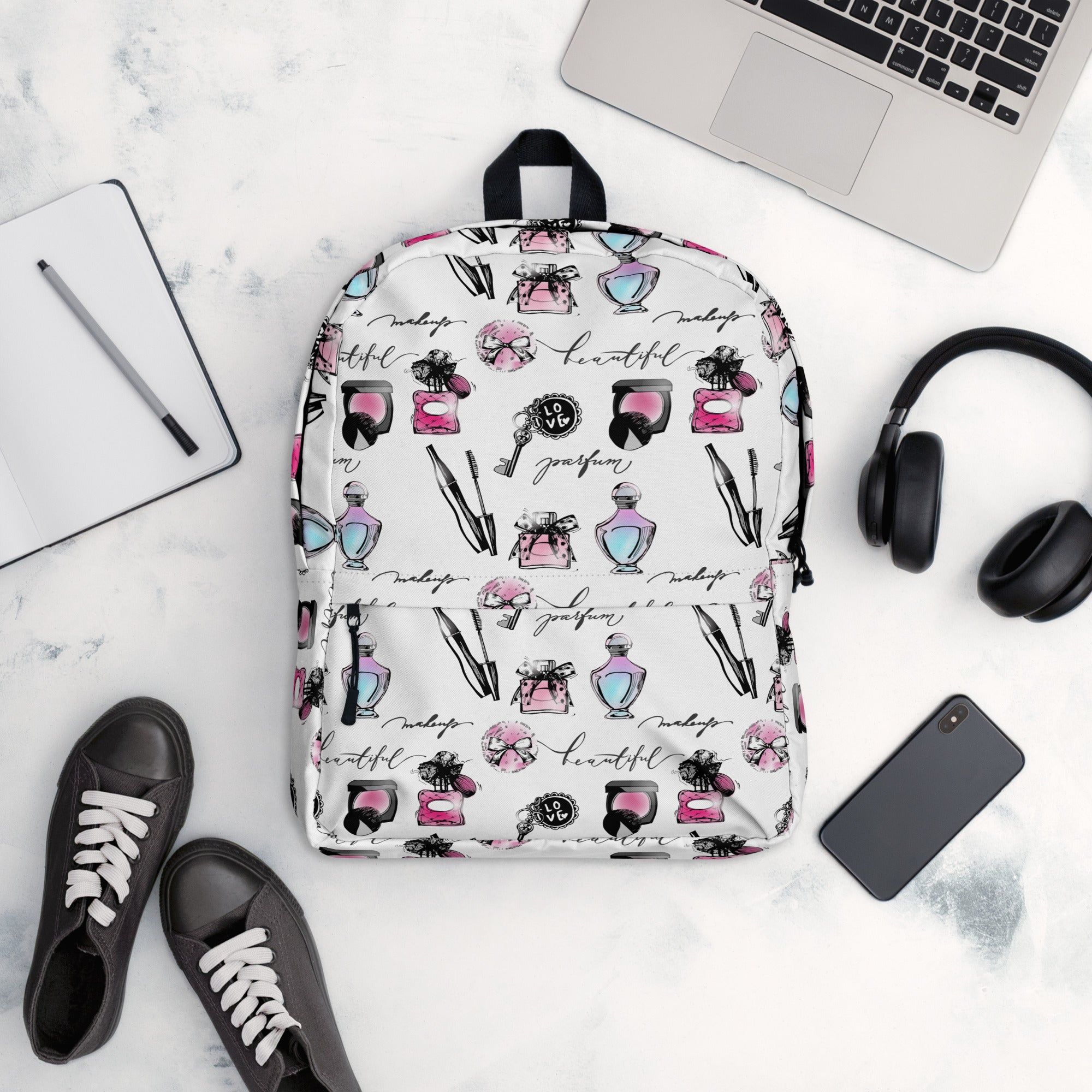 Preppy Aesthetic Fashion Icon Backpack for School