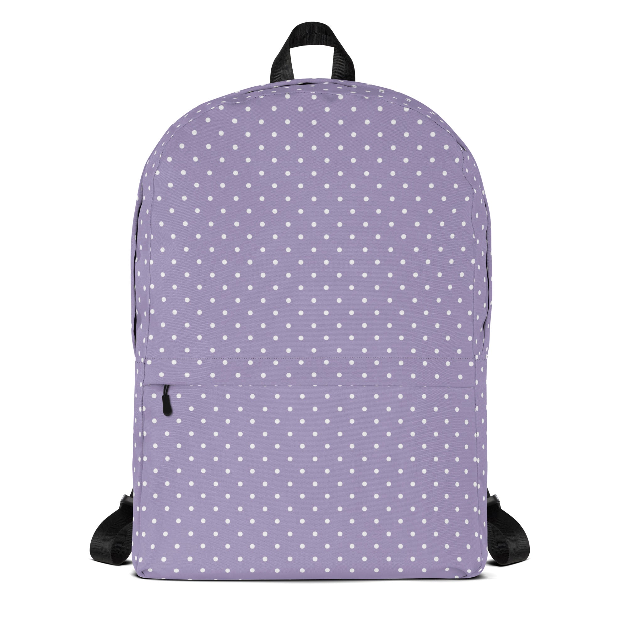 Preppy Purple Vintage Mini Polka Dot Aesthetic Backpack