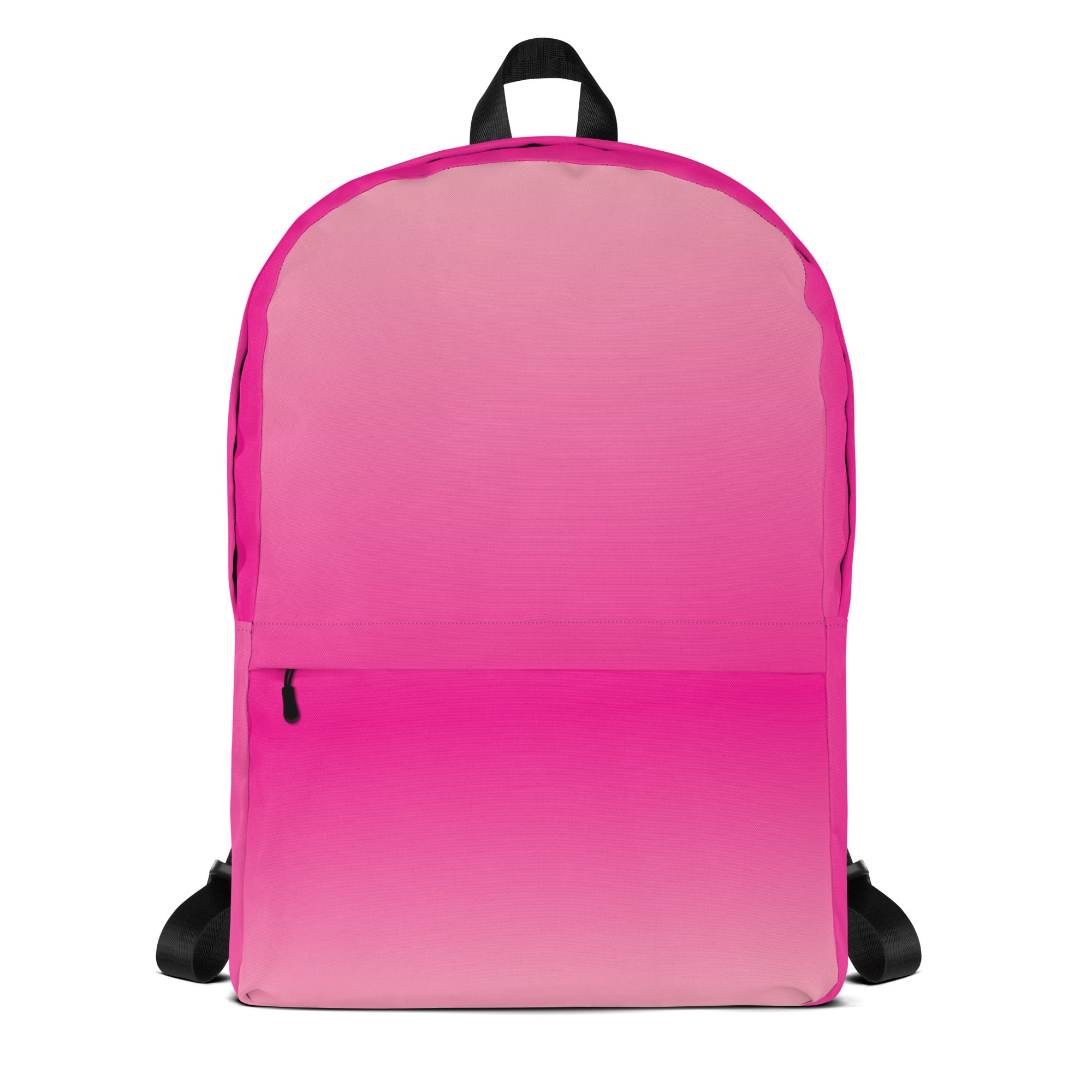Preppy Pink Gradient Backpack for School & College