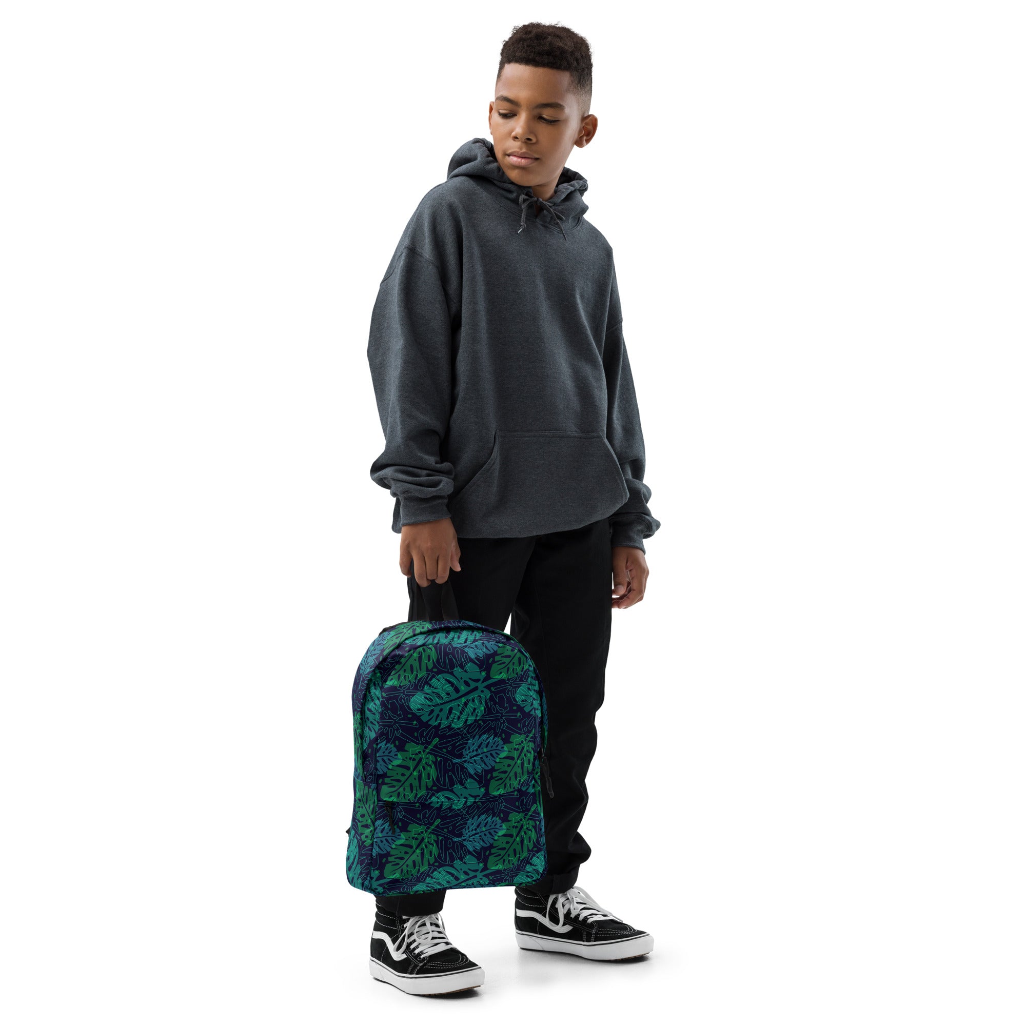 Tropical Green Summer Palm Leaf Backpack