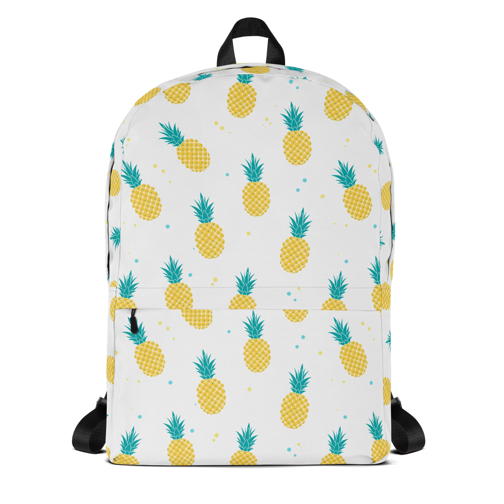Tropical Fruit Pineapple Print Summer Backpack for School