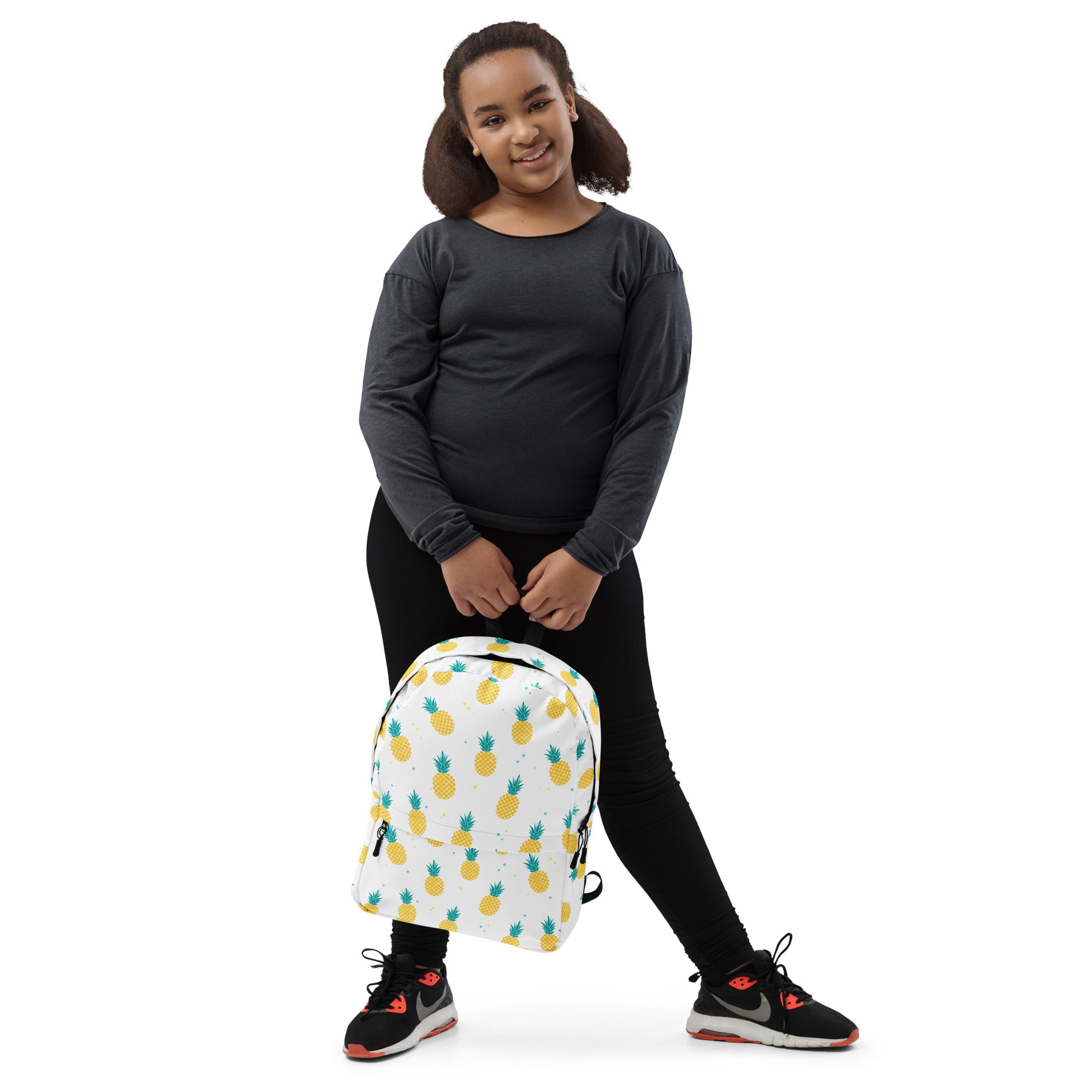 Tropical Fruit Pineapple Print Summer Backpack for School