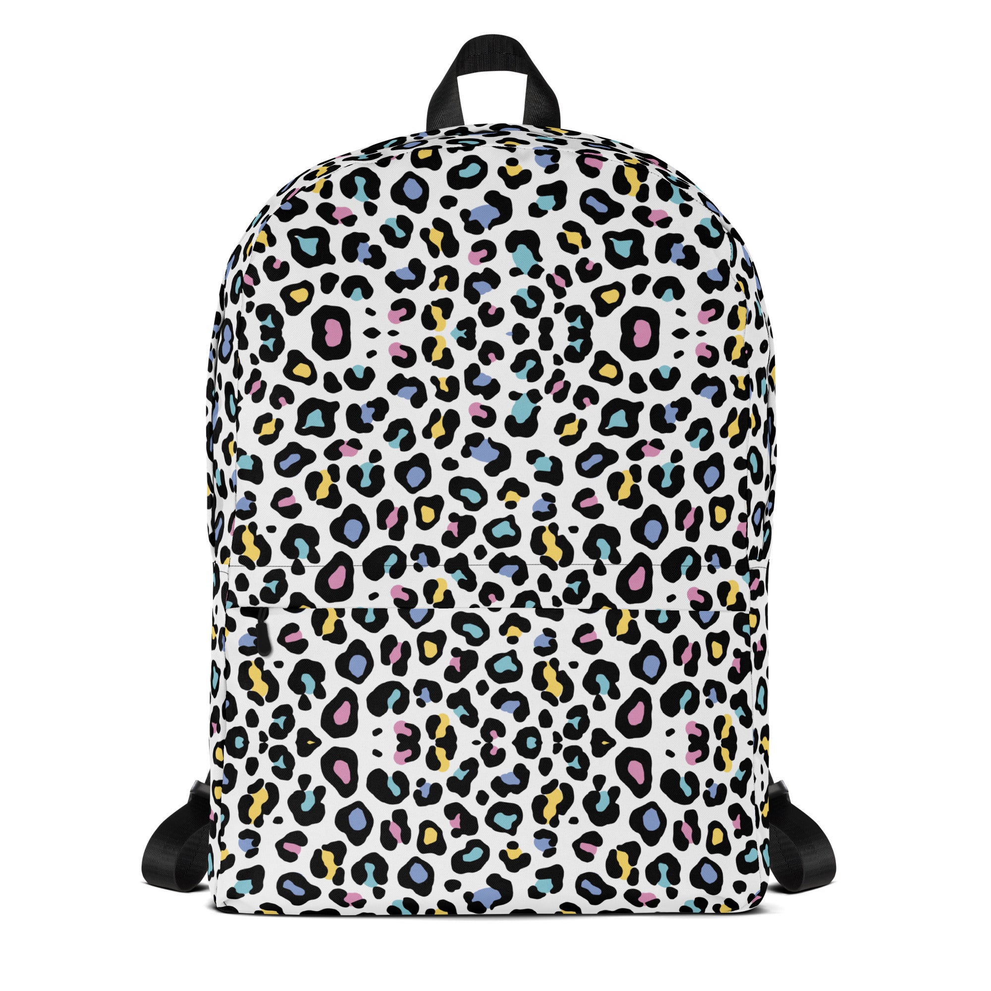 Colorful Leopard Print Women Laptop Backpack
