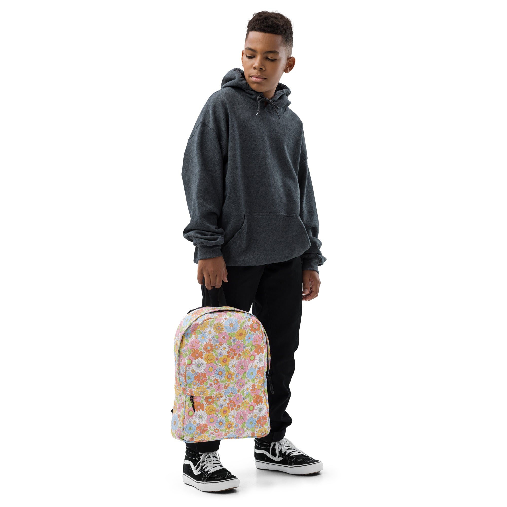 Lightweight Multicolor Summer Floral Backpack
