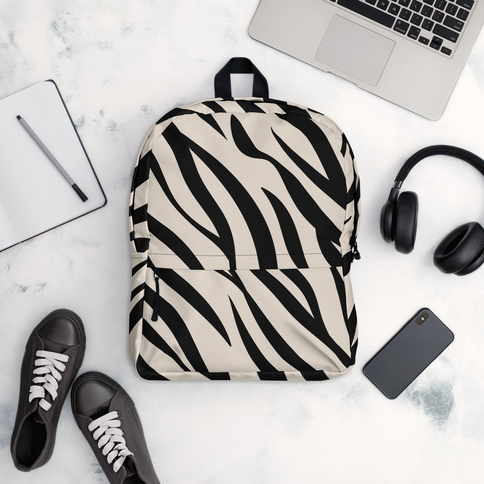 Original Cute Zebra Stripe Print Backpack for Women