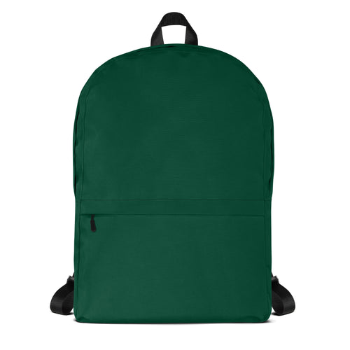 Casual Waterproof Dark Green Backpack for School