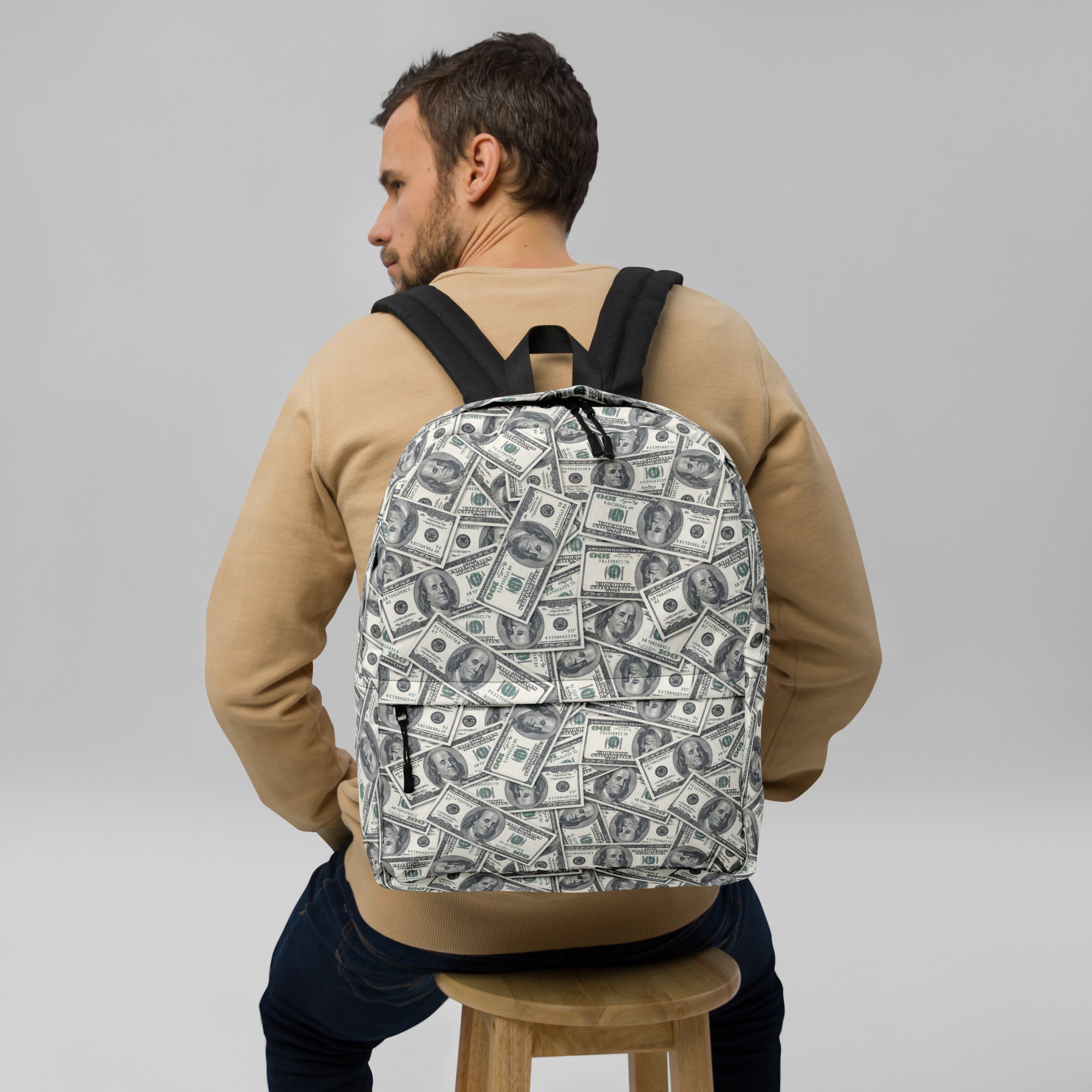 Funny Viral Back to School Kids Money Backpack