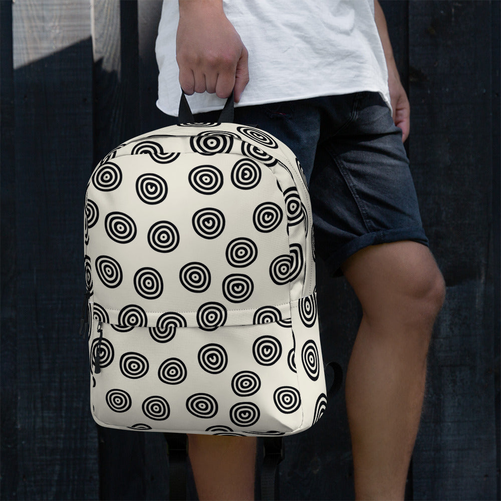 Art Circle Print Backpack for Women, Men & Kids