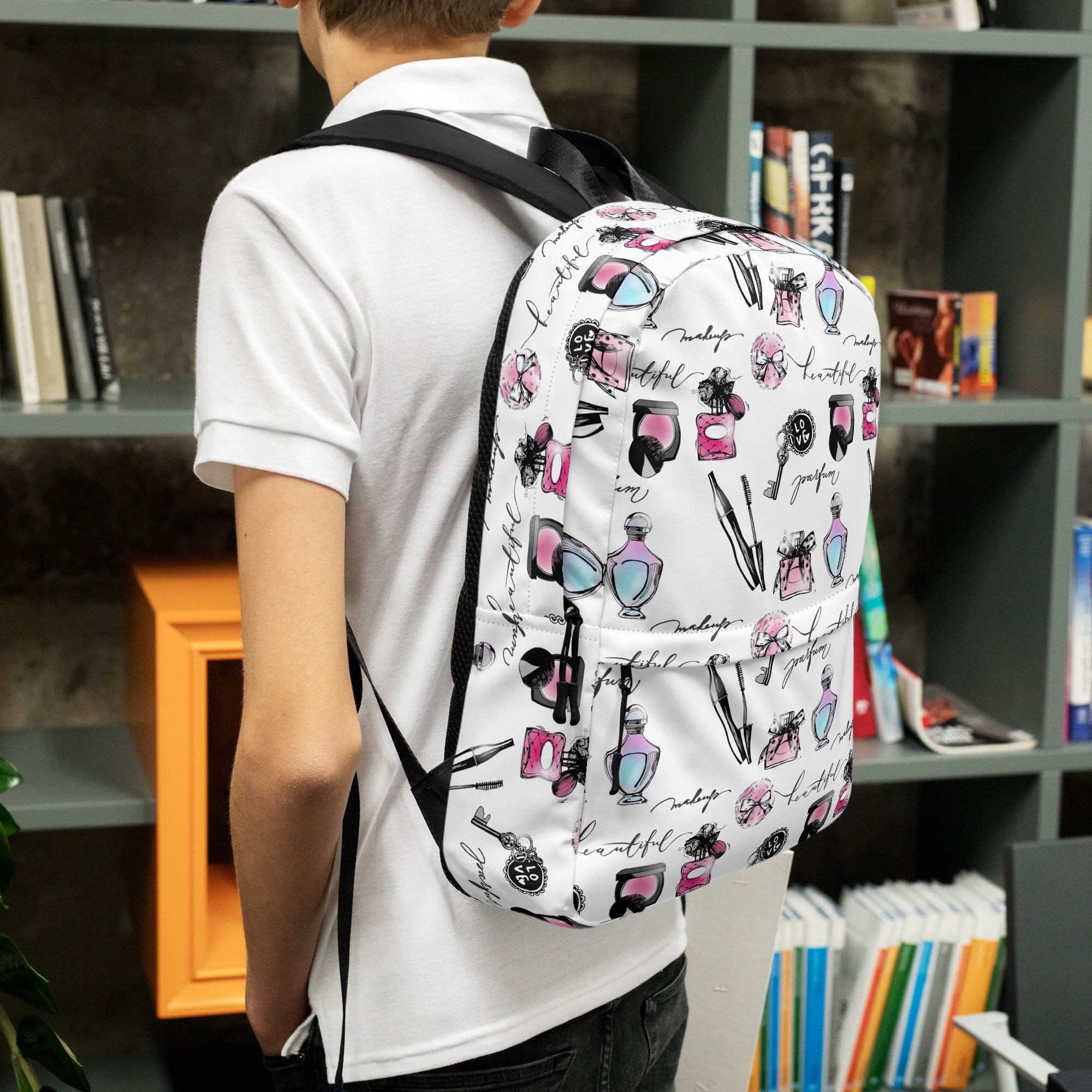 Preppy Aesthetic Fashion Icon Backpack for School