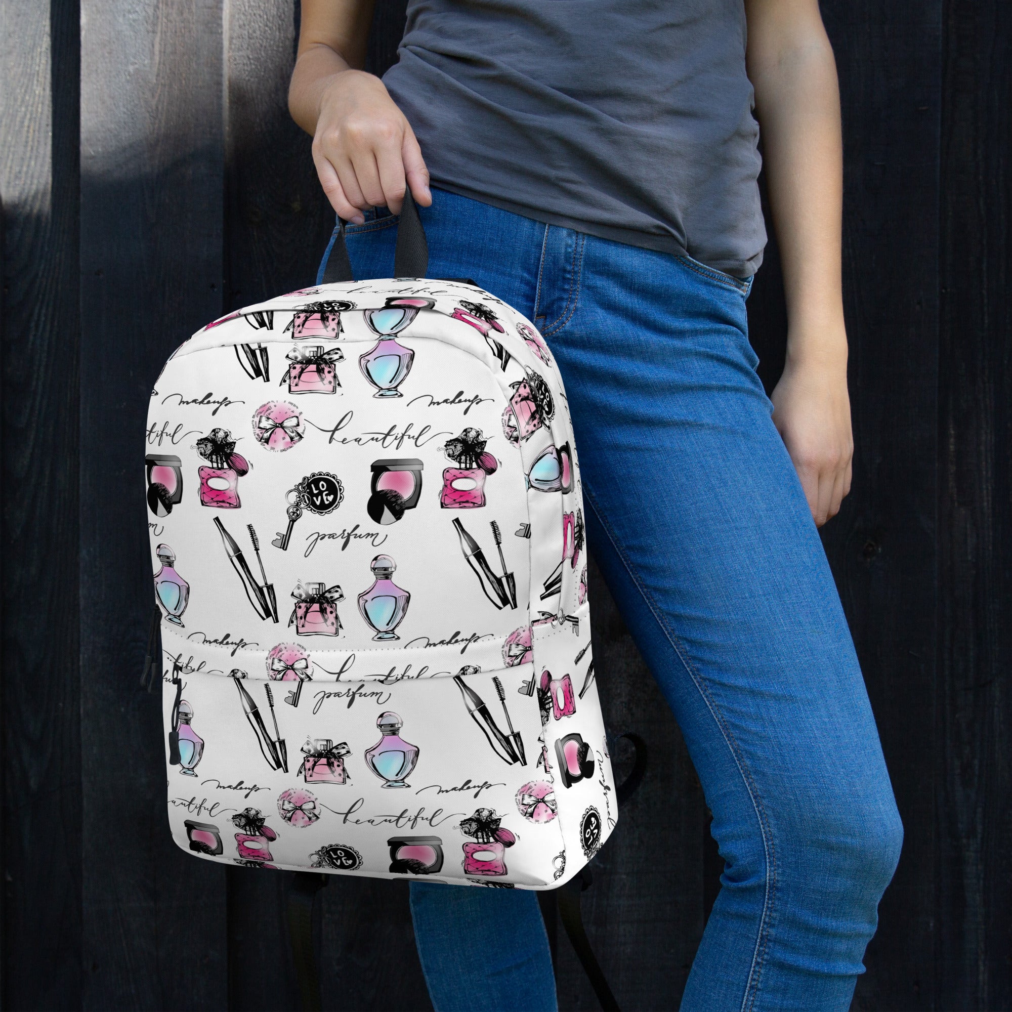 Preppy Aesthetic Fashion Icon Backpack for School