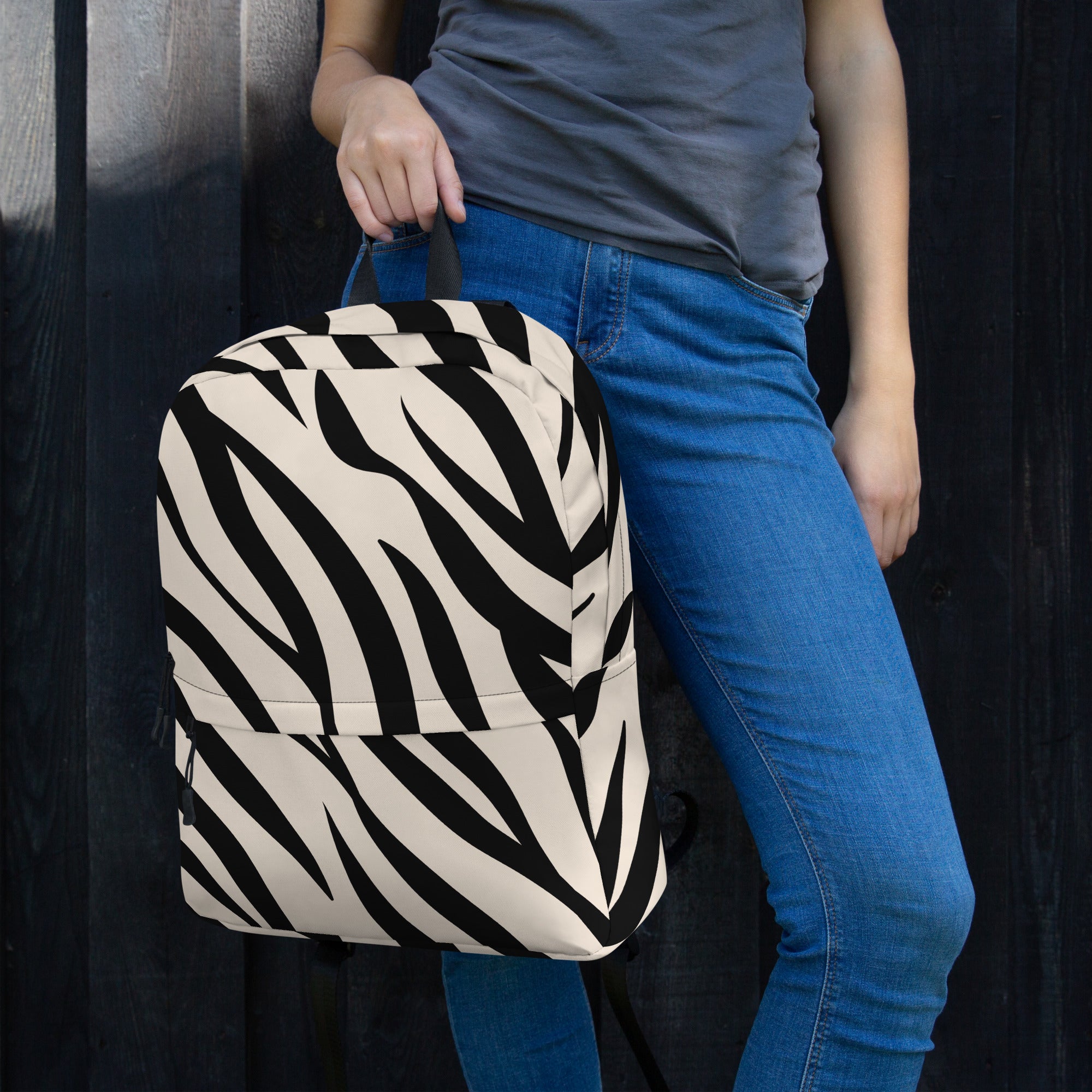 Original Cute Zebra Stripe Print Backpack for Women