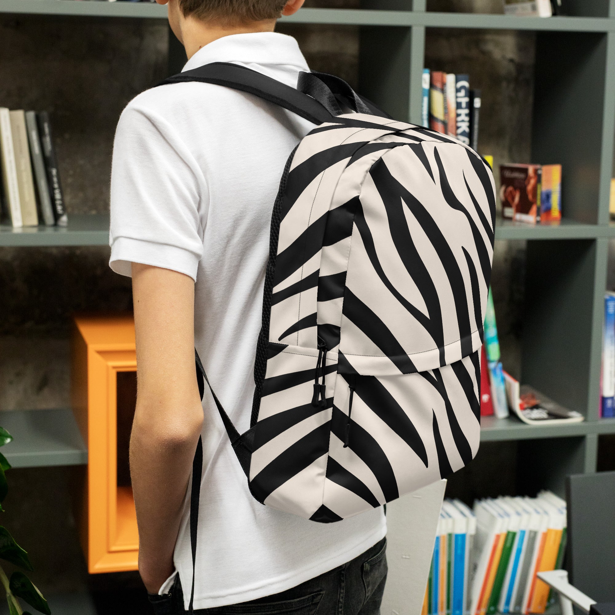 Original Cute Zebra Stripe Print Backpack for Women