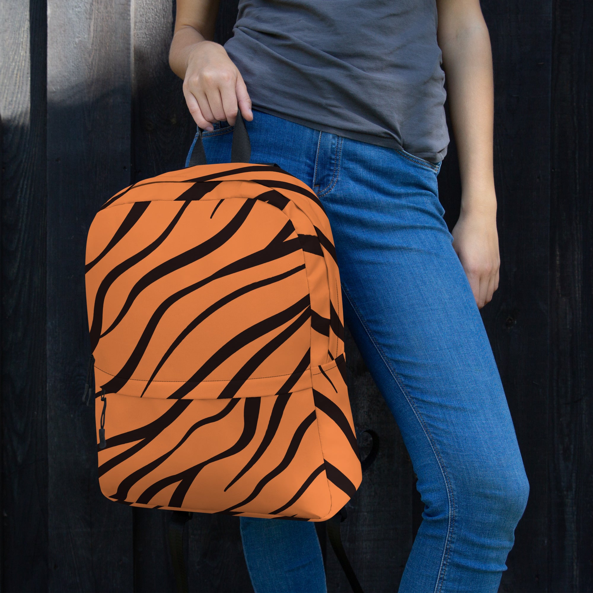 Original Tiger Stripe Print Camo Backpack for Women