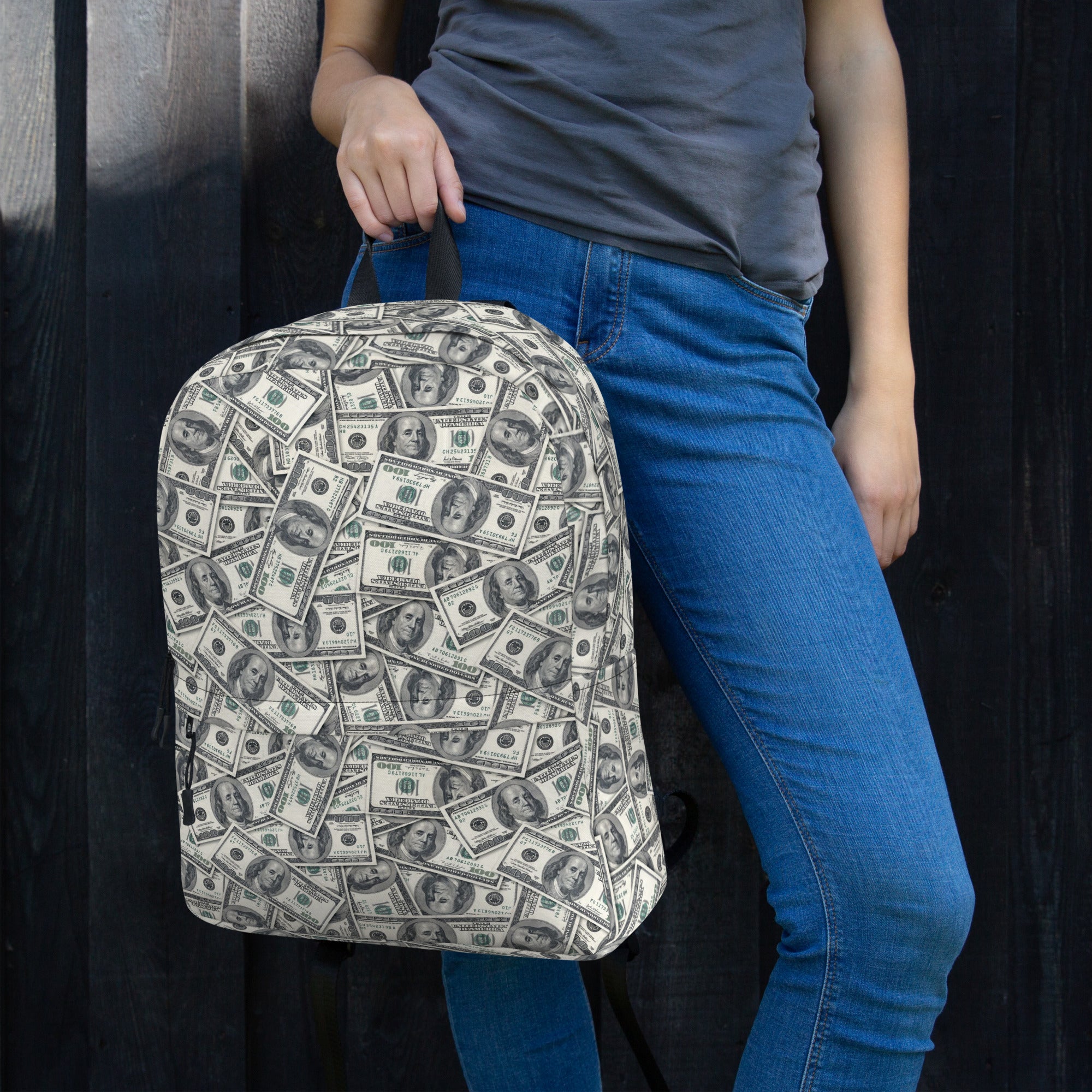 Funny Viral Back to School Kids Money Backpack
