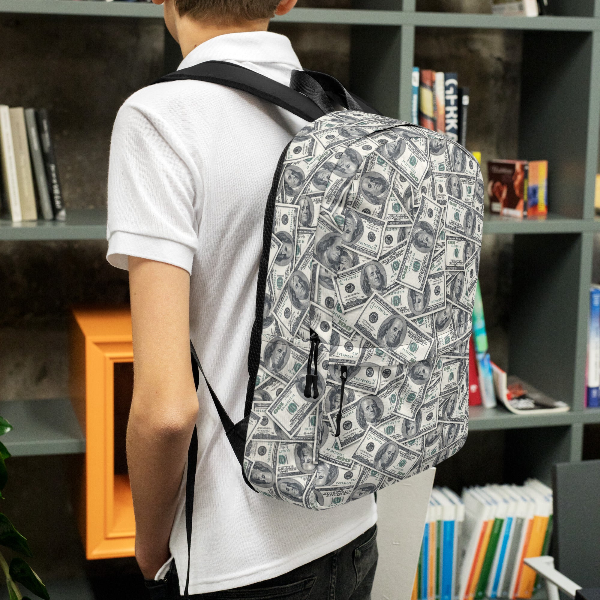 Funny Viral Back to School Kids Money Backpack
