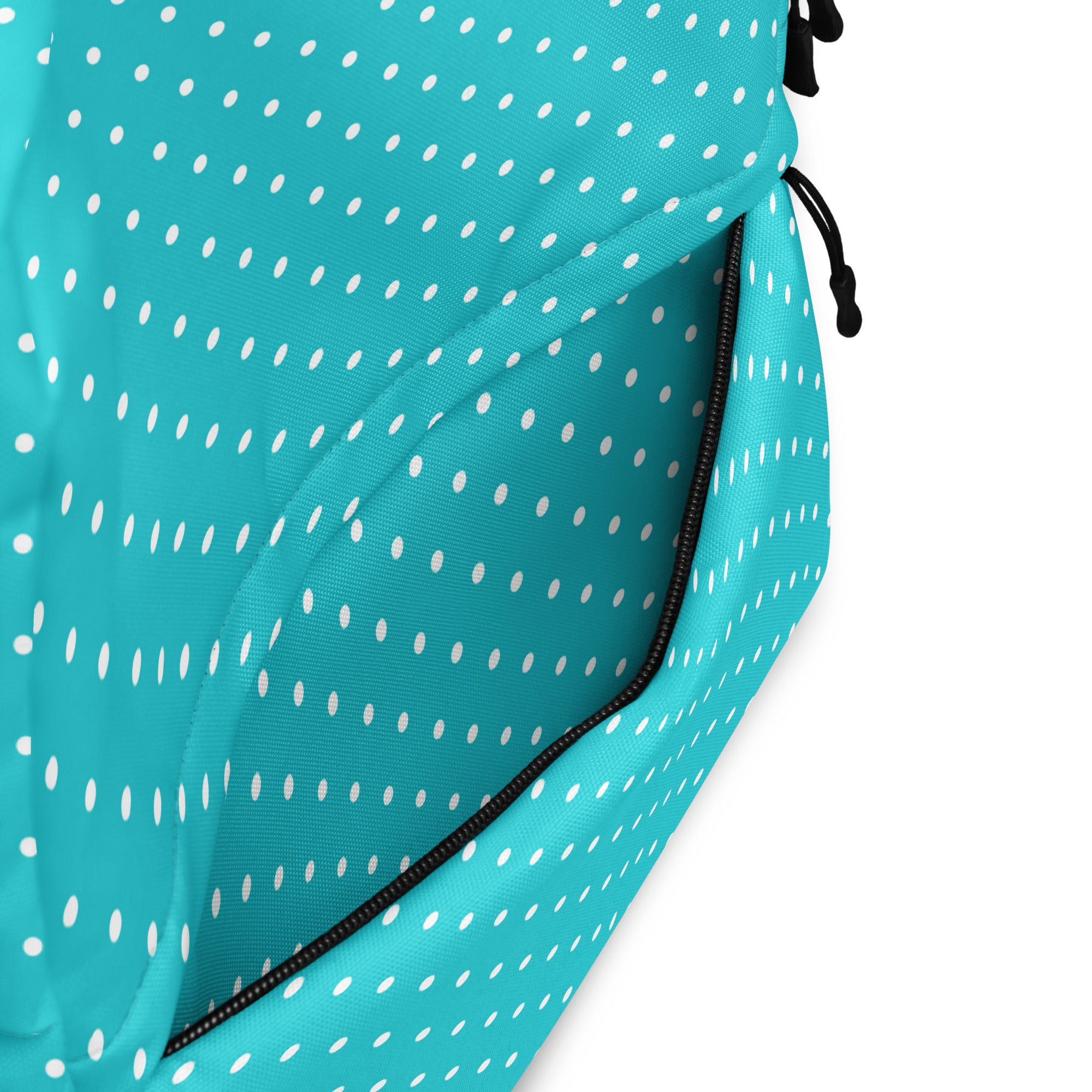 Pastel Turquoise Mini Polka Dots Aesthetic Backpack
